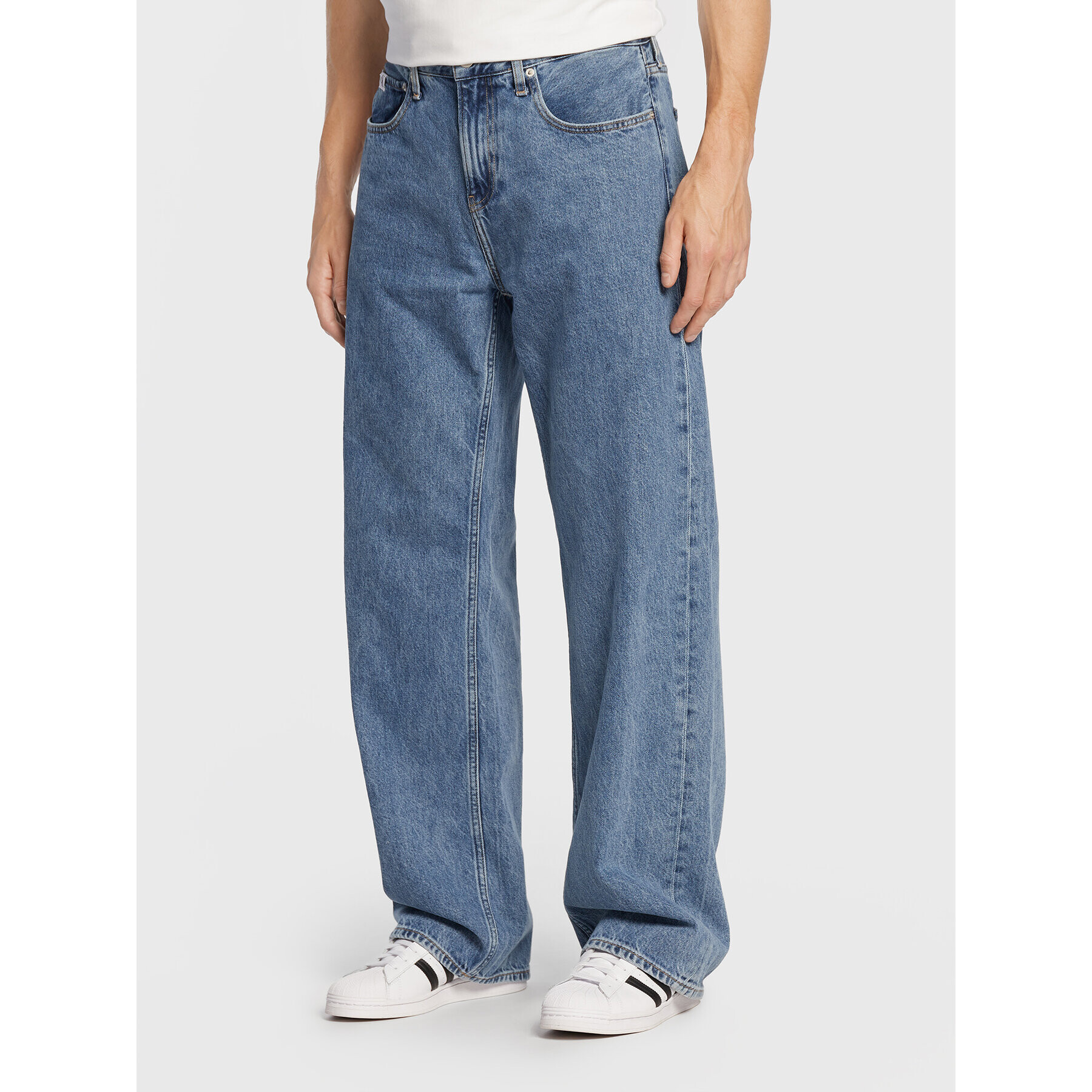 Calvin Klein Jeans Дънки 90's J30J321684 Син Loose Fit - Pepit.bg