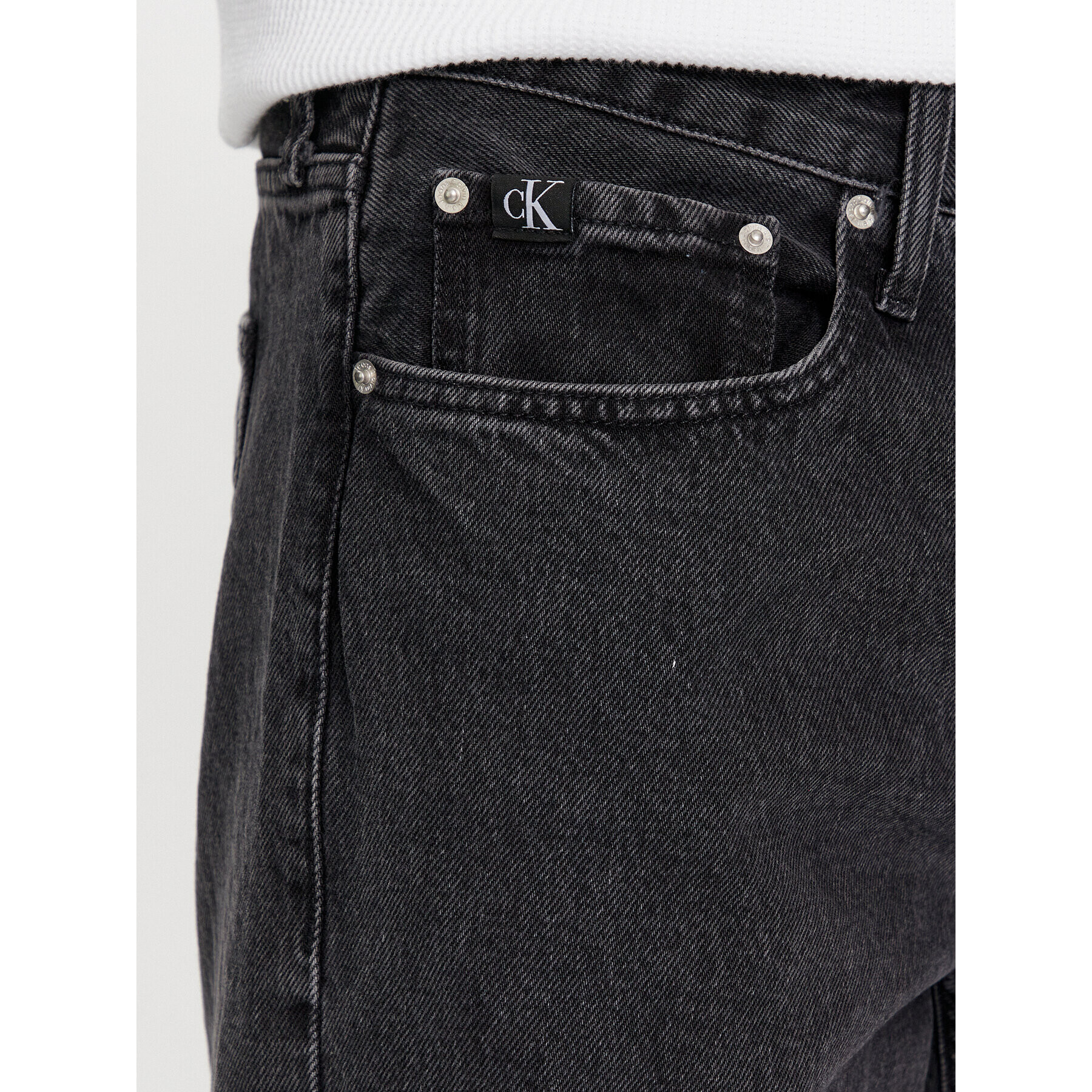 Calvin Klein Jeans Дънки 90'S Straight J30J324550 Черен Straight Fit - Pepit.bg