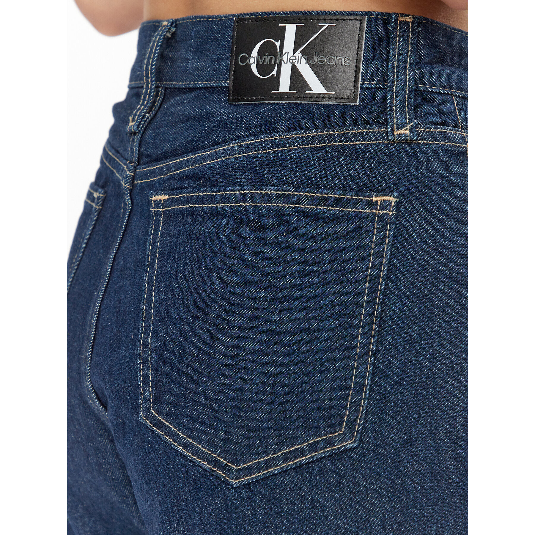 Calvin Klein Jeans Дънки Authentic J20J221760 Тъмносин Bootcut Fit - Pepit.bg