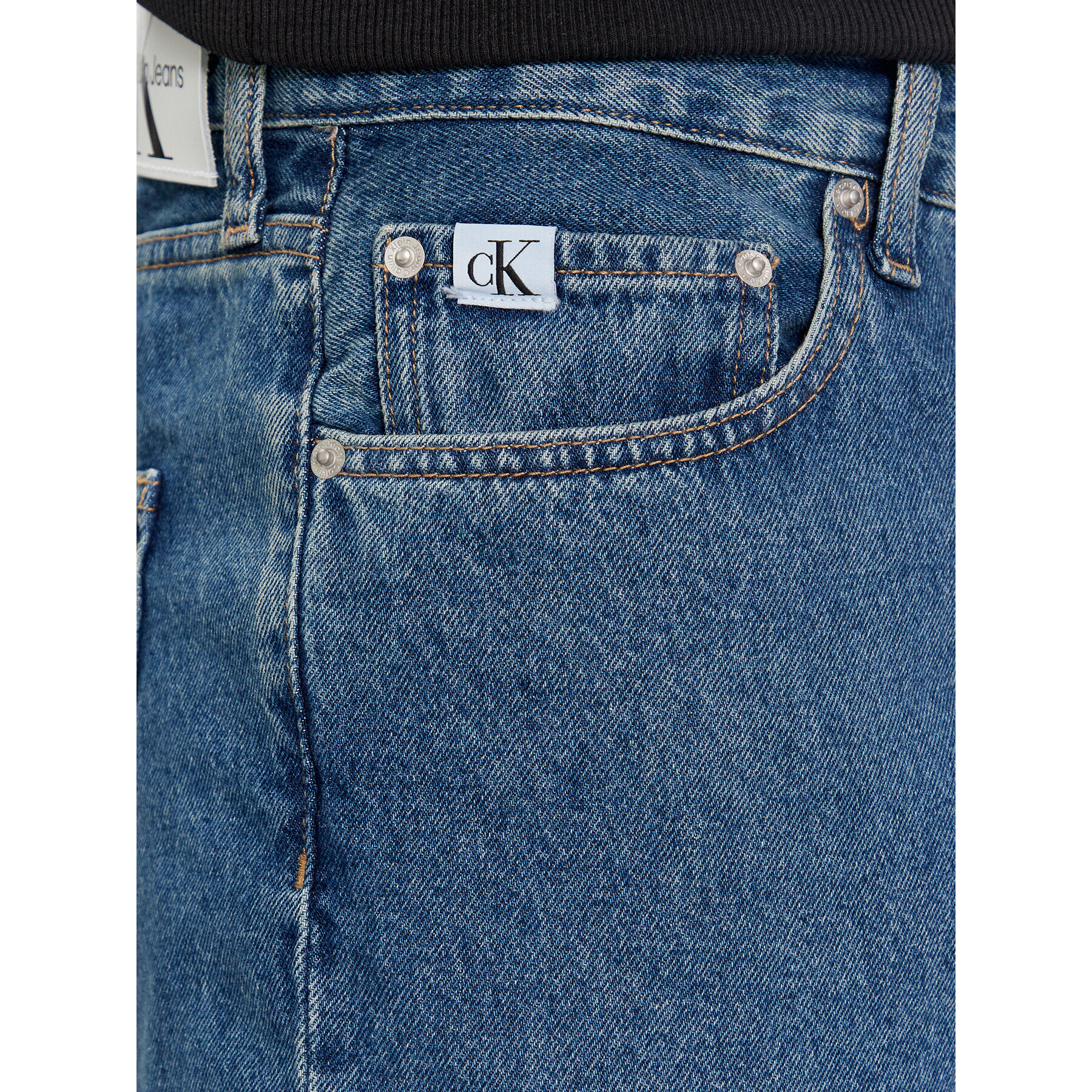 Calvin Klein Jeans Дънки Authentic J30J324968 Син Slim Fit - Pepit.bg