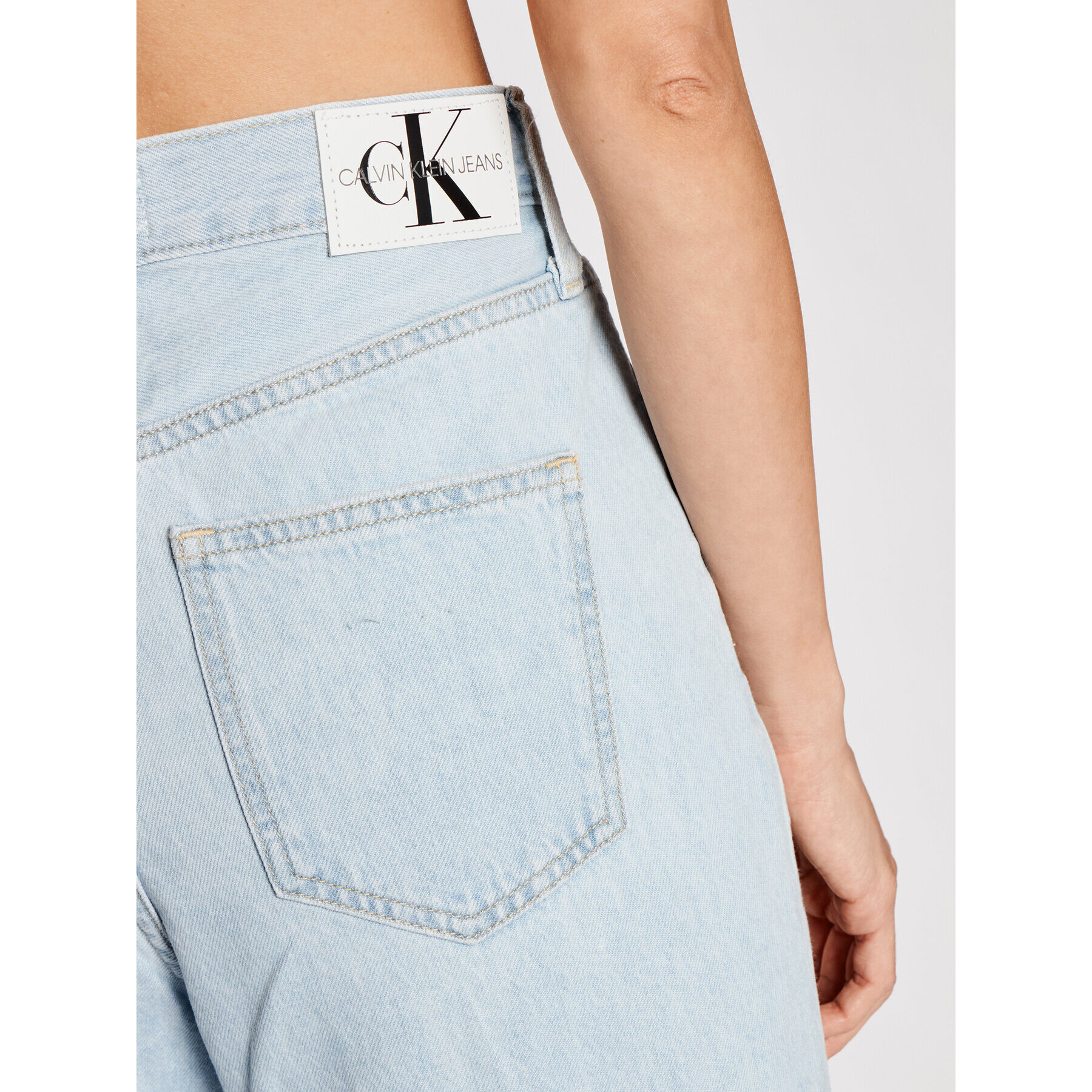 Calvin Klein Jeans Дънки Baggy J20J216482 Син Relaxed Fit - Pepit.bg