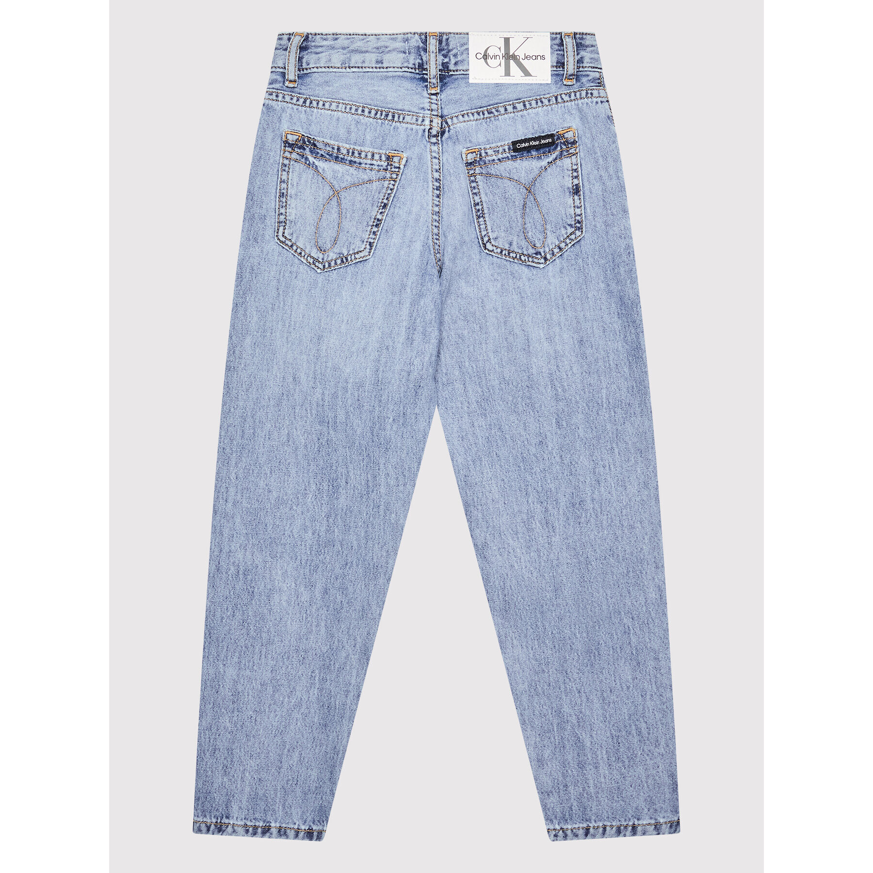 Calvin Klein Jeans Дънки Barrel IG0IG01463 Син Relaxed Fit - Pepit.bg