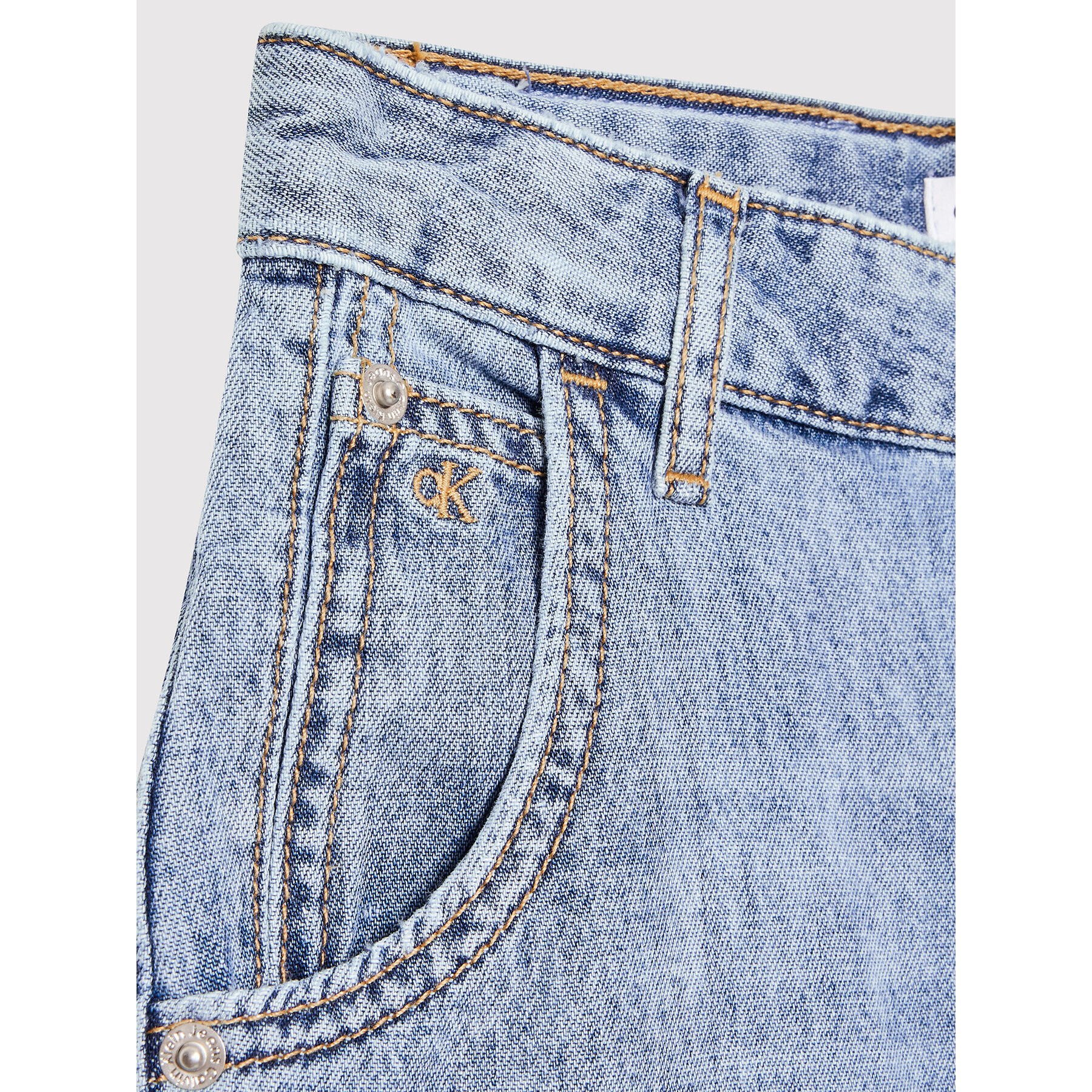Calvin Klein Jeans Дънки Barrel IG0IG01463 Син Relaxed Fit - Pepit.bg