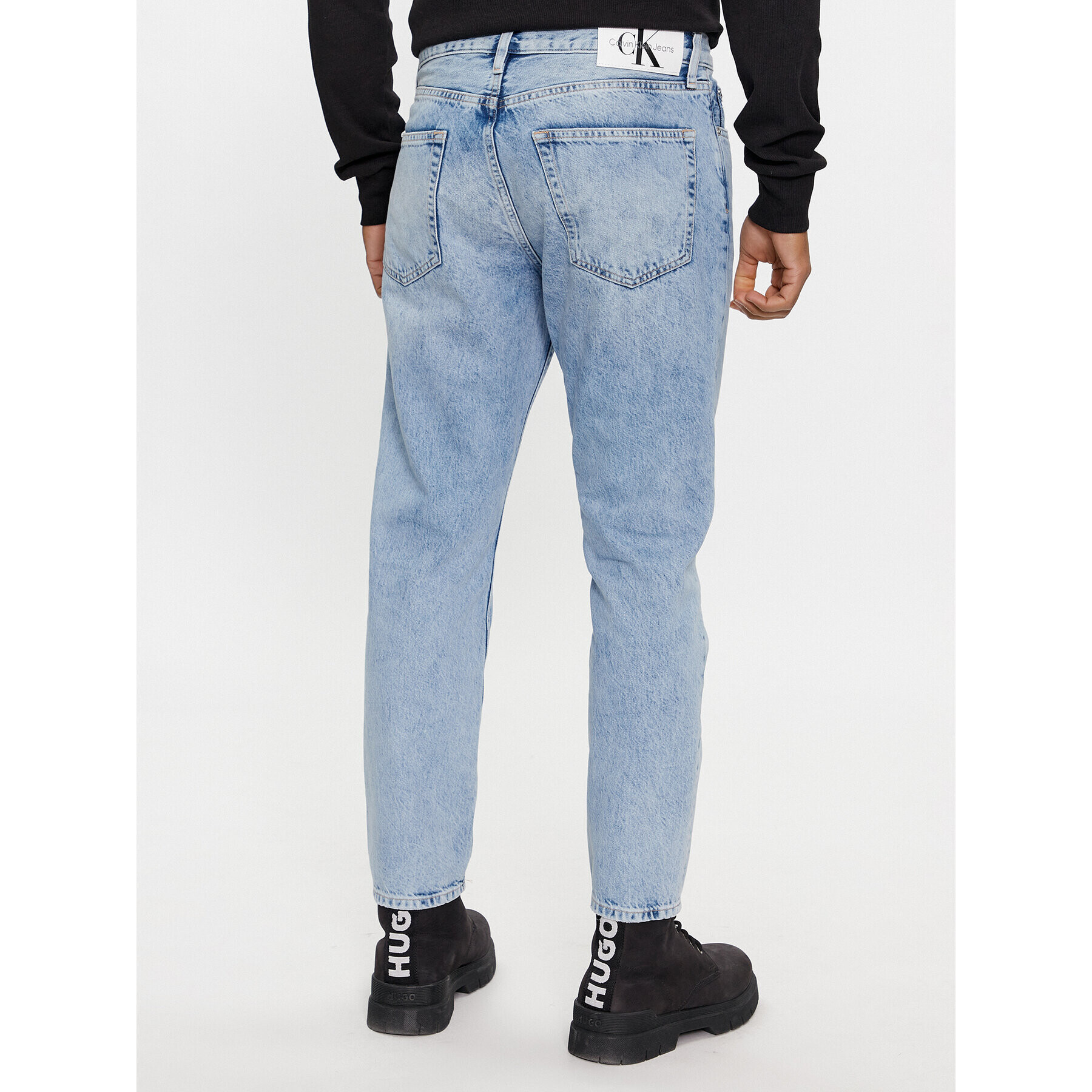 Calvin Klein Jeans Дънки Dad Jean J30J324554 Син Regular Fit - Pepit.bg