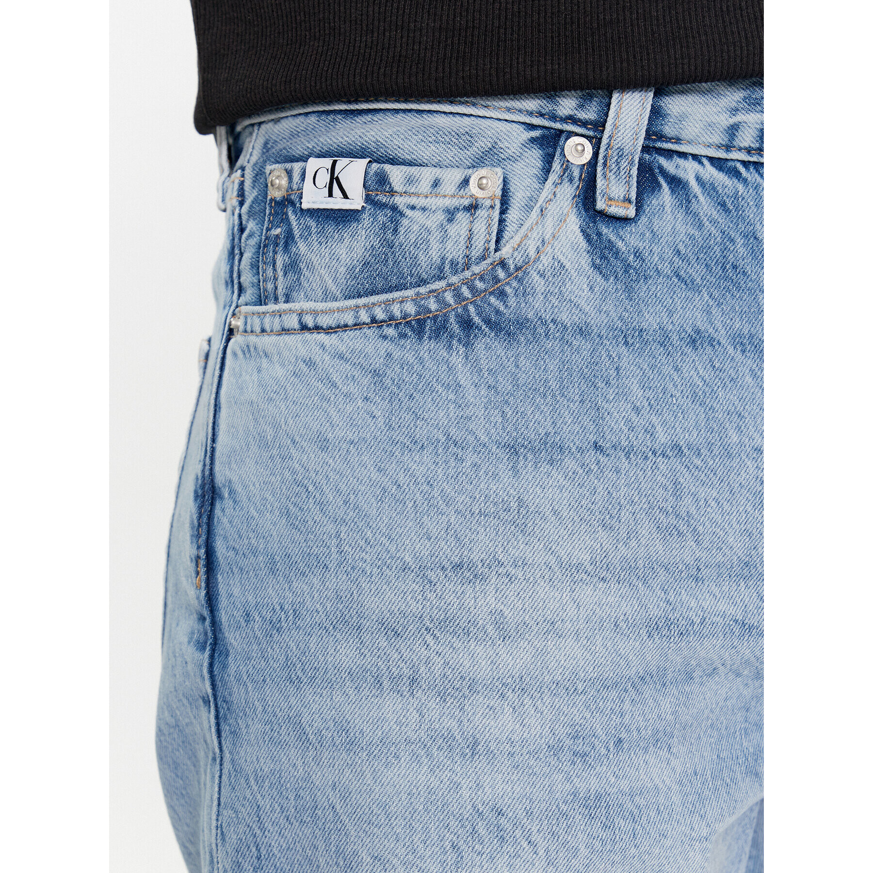 Calvin Klein Jeans Дънки Dad Jean J30J324554 Син Regular Fit - Pepit.bg