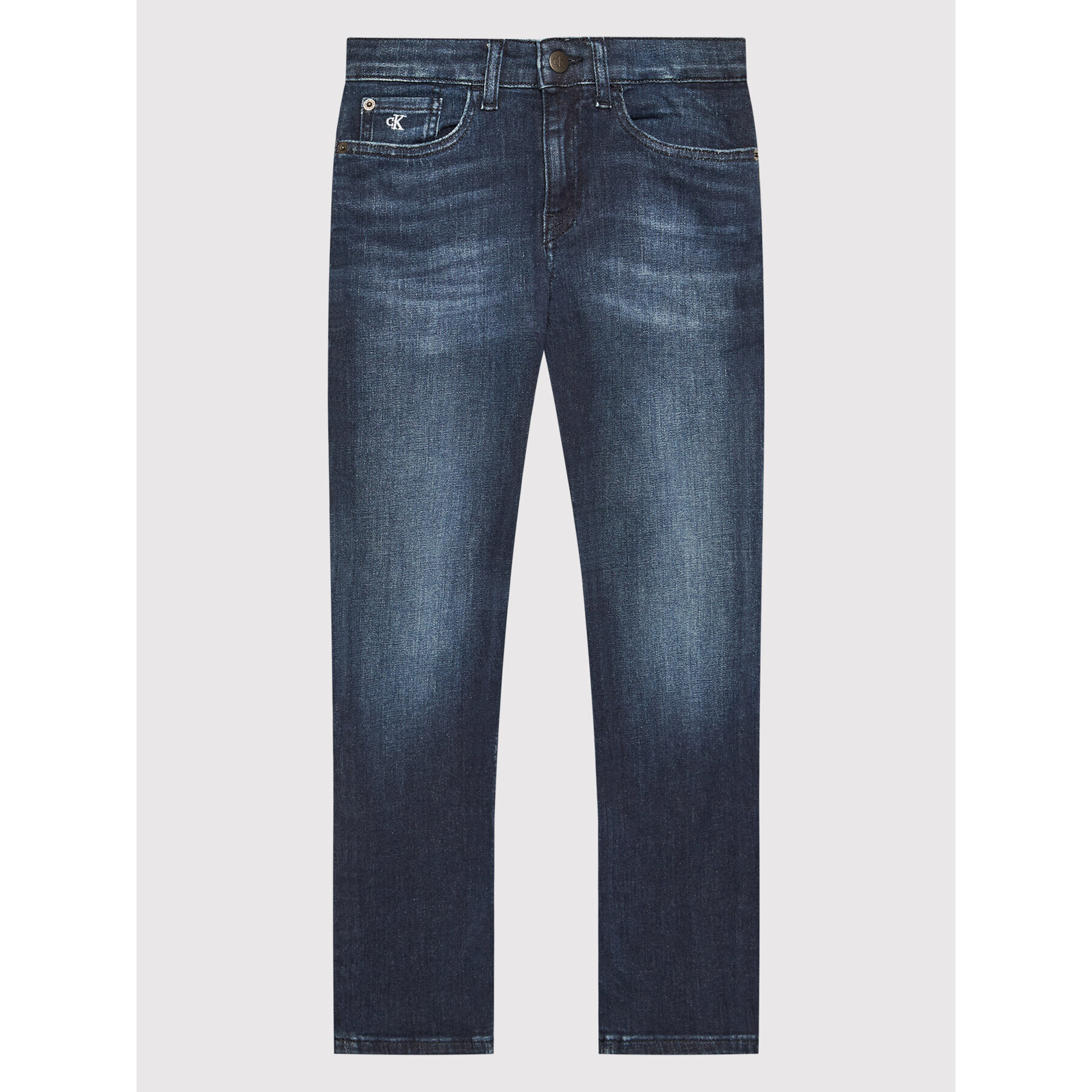 Calvin Klein Jeans Дънки Essential IB0IB01029 Син Slim Fit - Pepit.bg