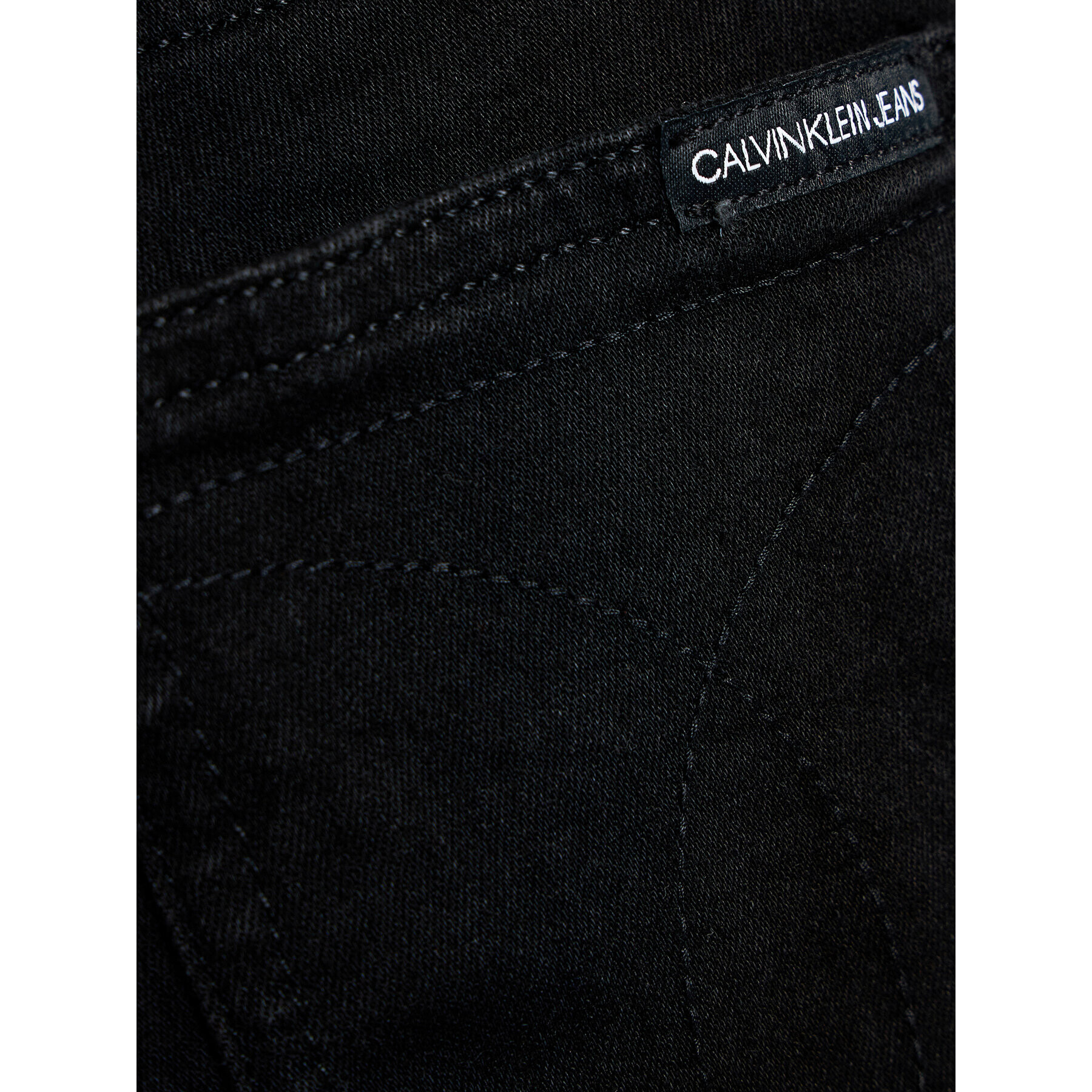 Calvin Klein Jeans Дънки IB0IB00766 Черен Slim Fit - Pepit.bg