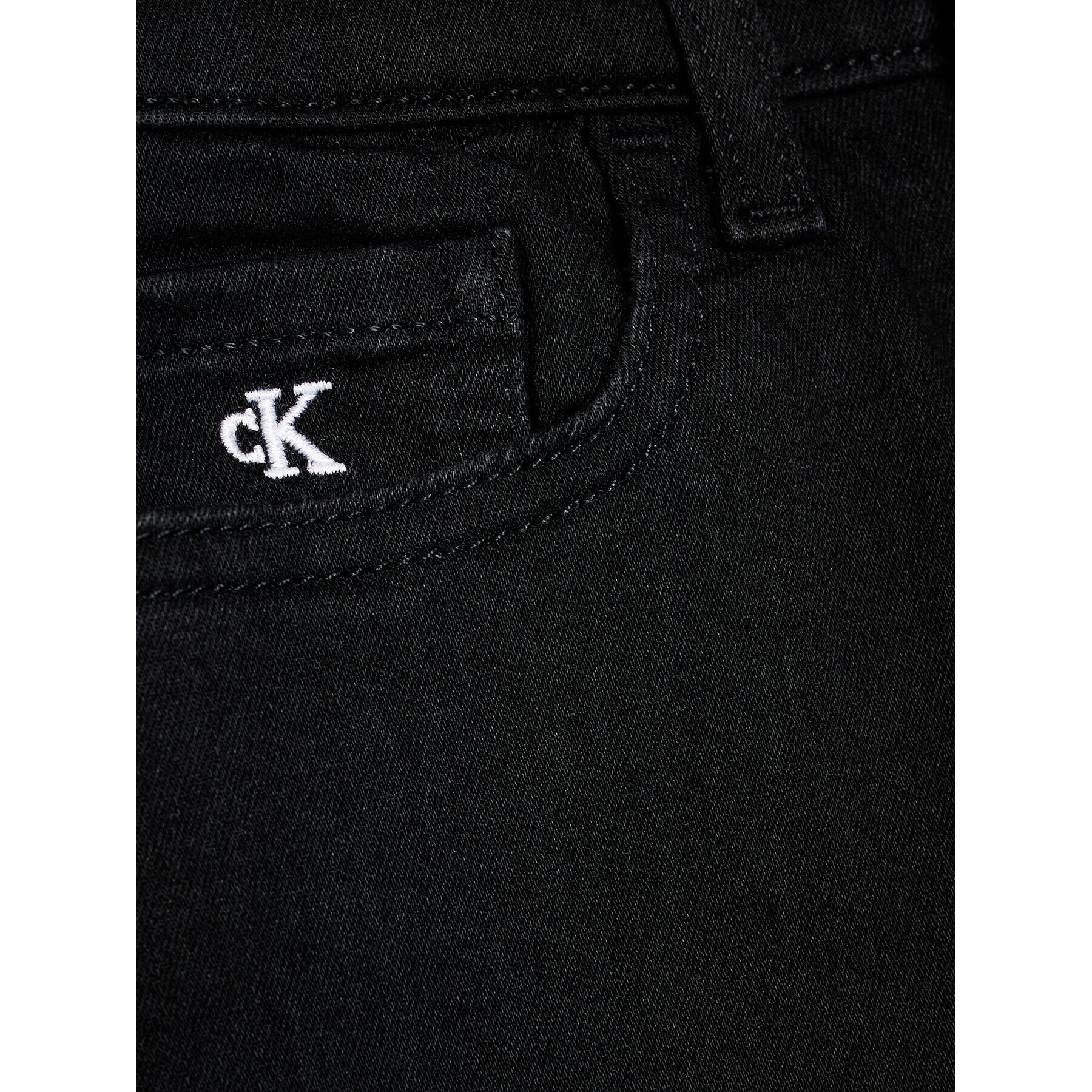 Calvin Klein Jeans Дънки IB0IB00766 Черен Slim Fit - Pepit.bg