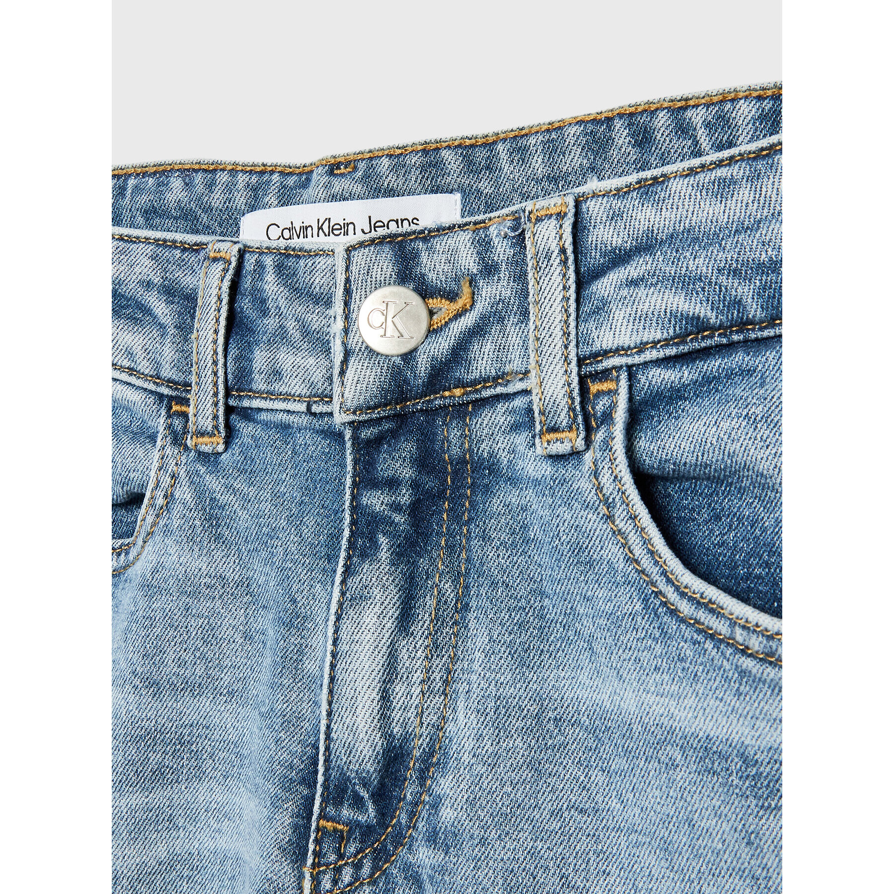 Calvin Klein Jeans Дънки IB0IB01377 Син Skater Fit - Pepit.bg