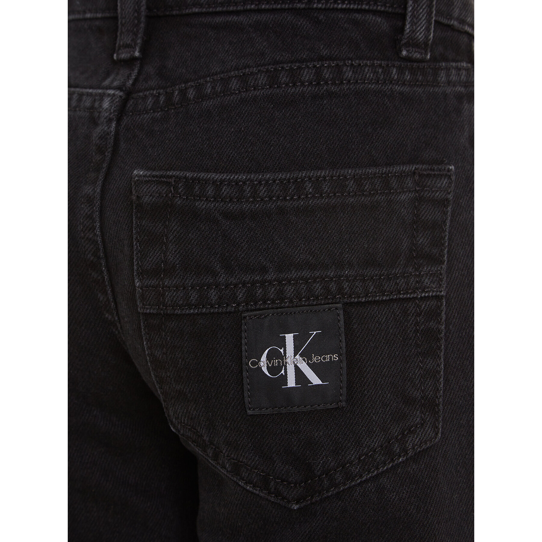 Calvin Klein Jeans Дънки IB0IB01788 Черен Straight Fit - Pepit.bg