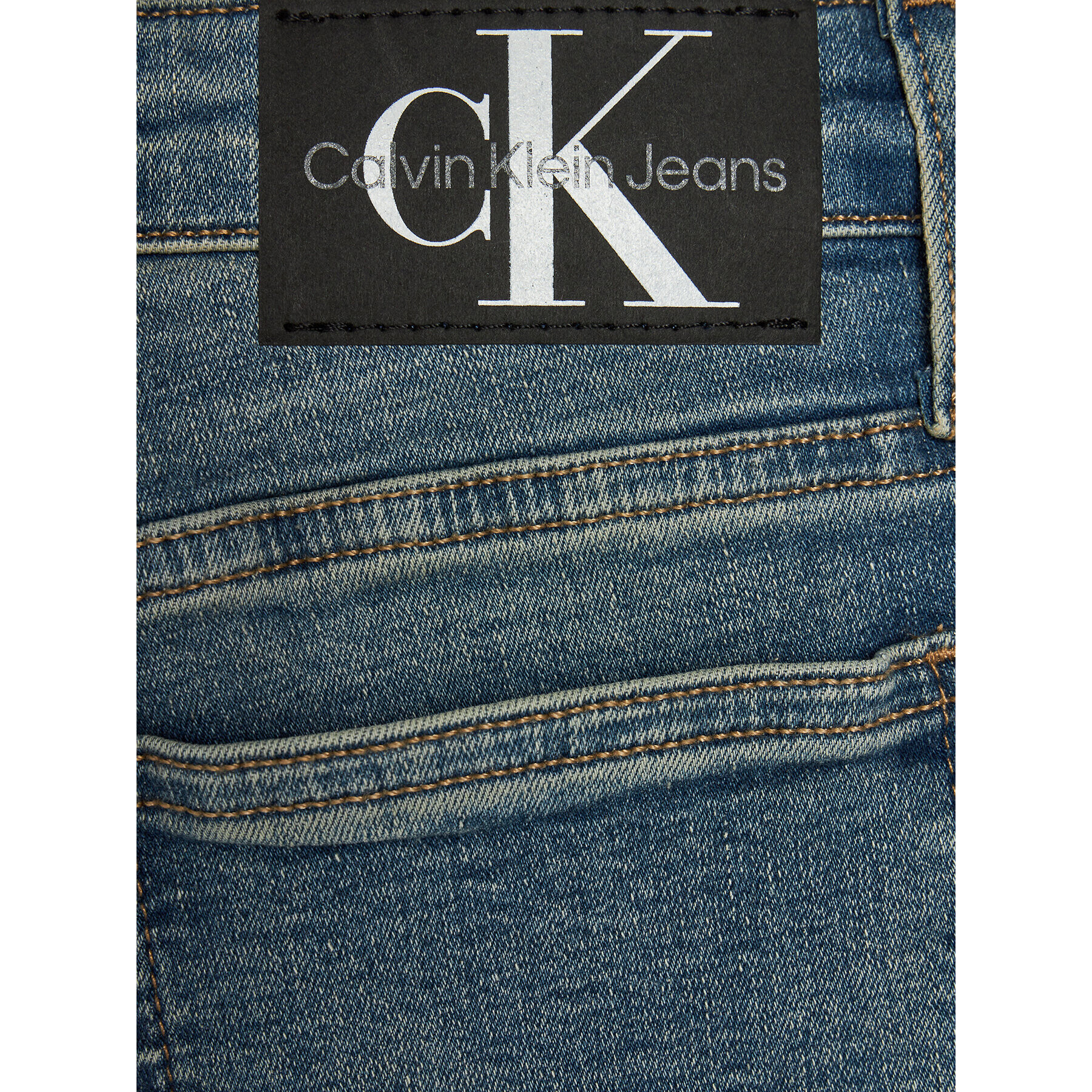 Calvin Klein Jeans Дънки IB0IB01912 Син Slim Fit - Pepit.bg