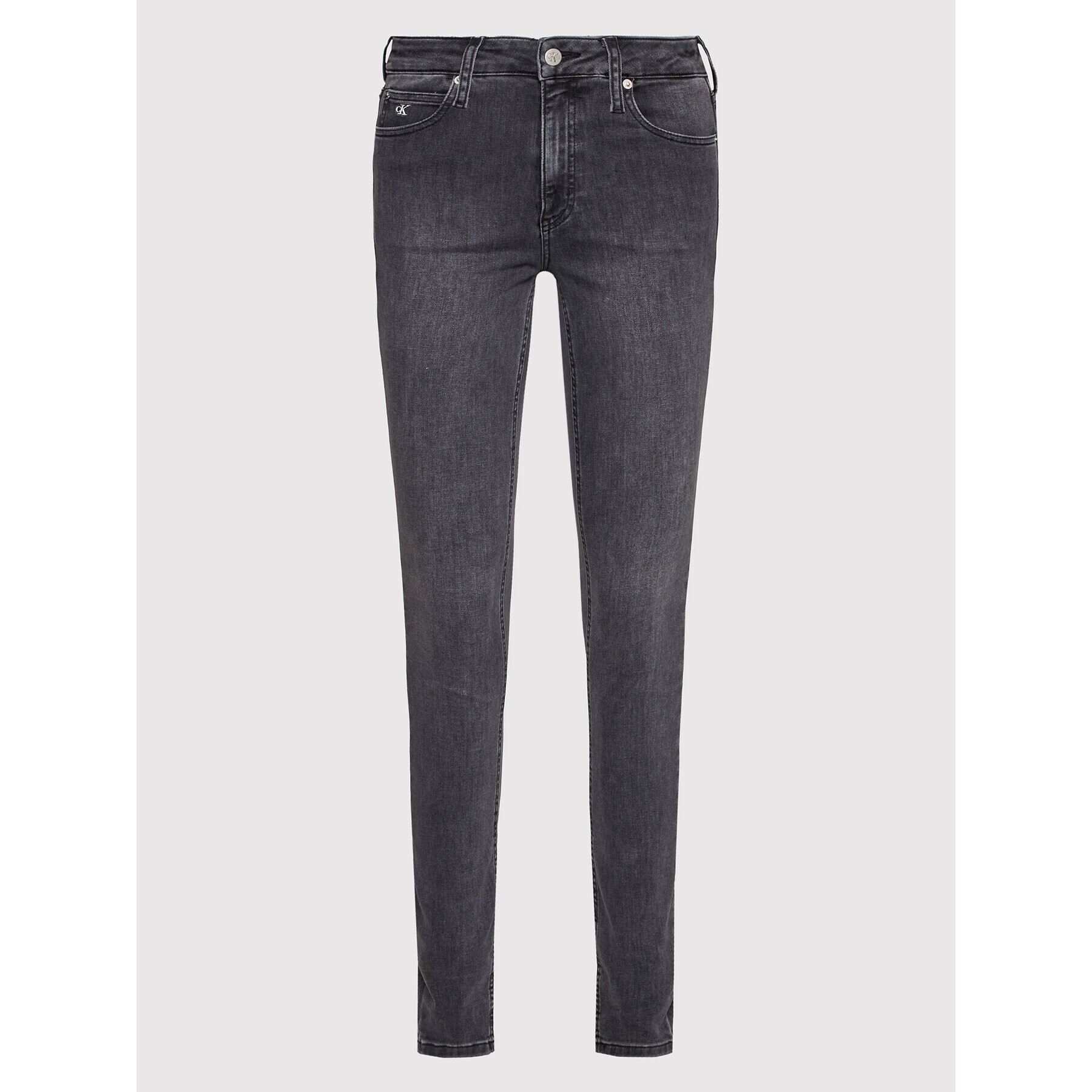 Calvin Klein Jeans Дънки J20J214105 Сив Skinny Fit - Pepit.bg