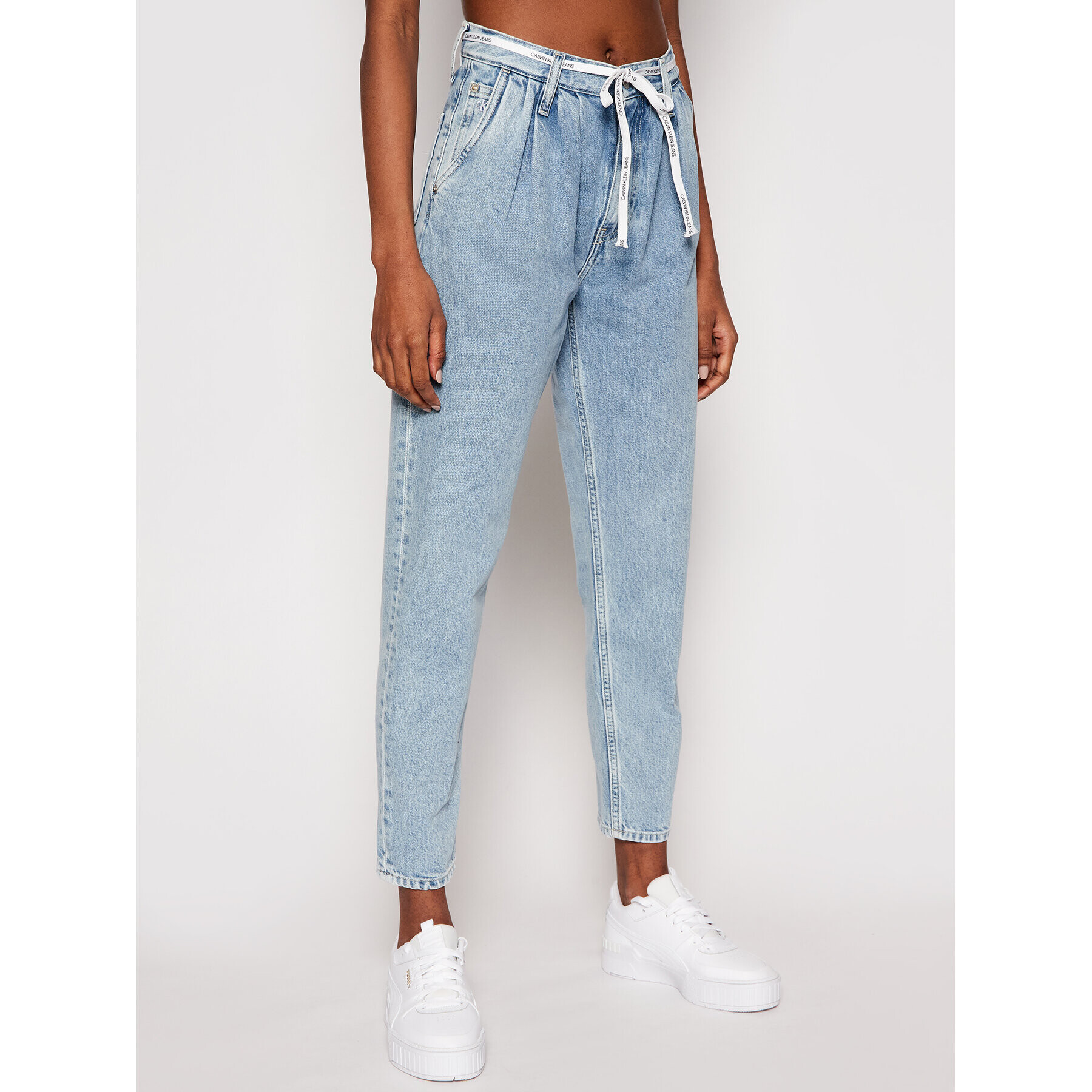 Calvin Klein Jeans Дънки J20J215861 Син Mom Fit - Pepit.bg