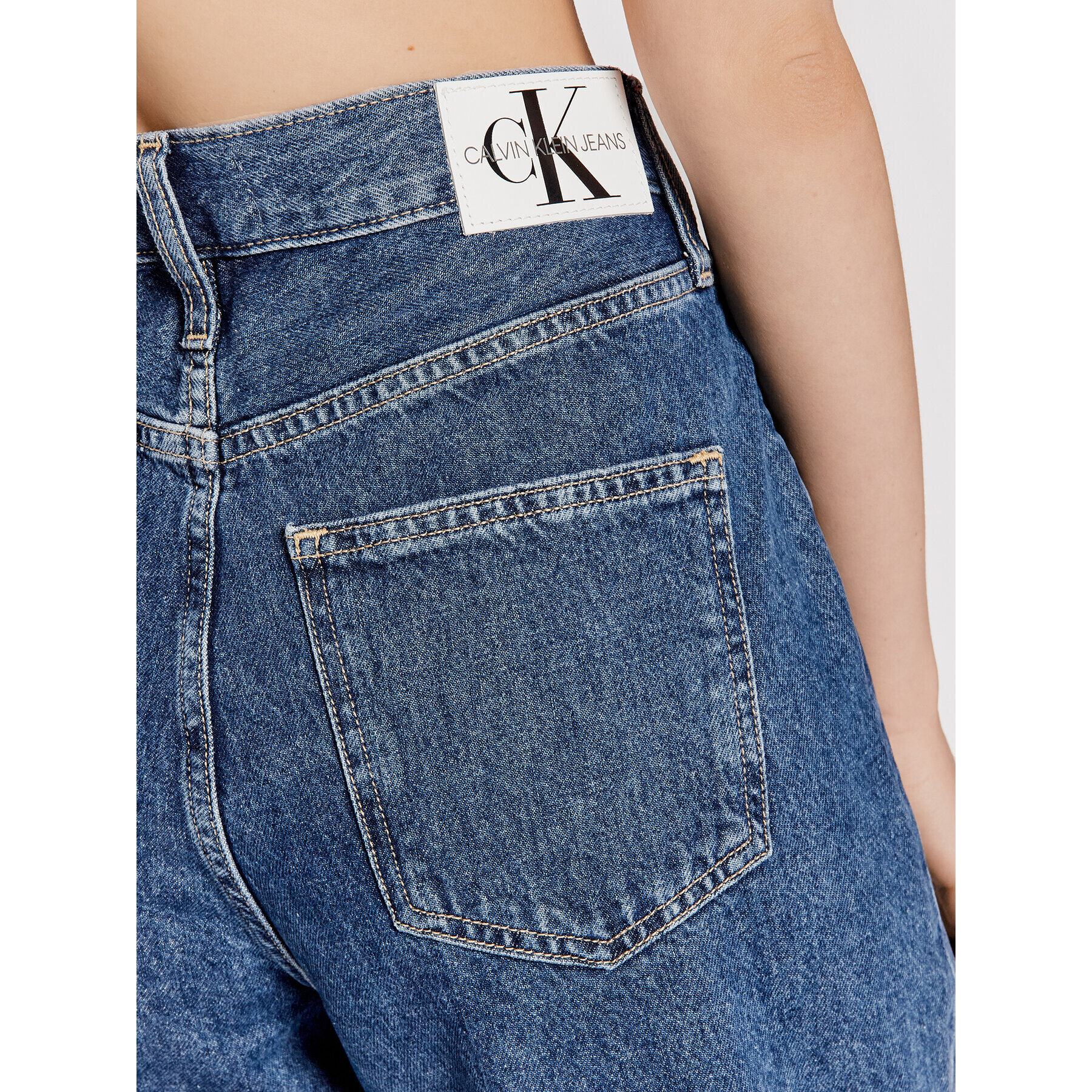 Calvin Klein Jeans Дънки J20J216433 Тъмносин Baggy Fit - Pepit.bg