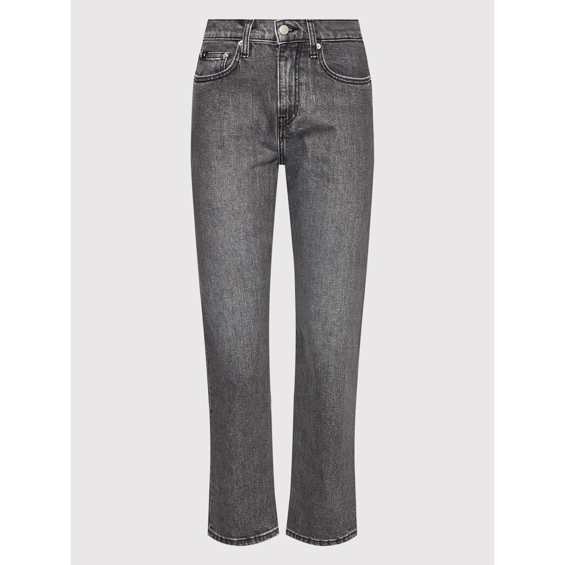 Calvin Klein Jeans Дънки J20J217543 Сив Straight Fit - Pepit.bg