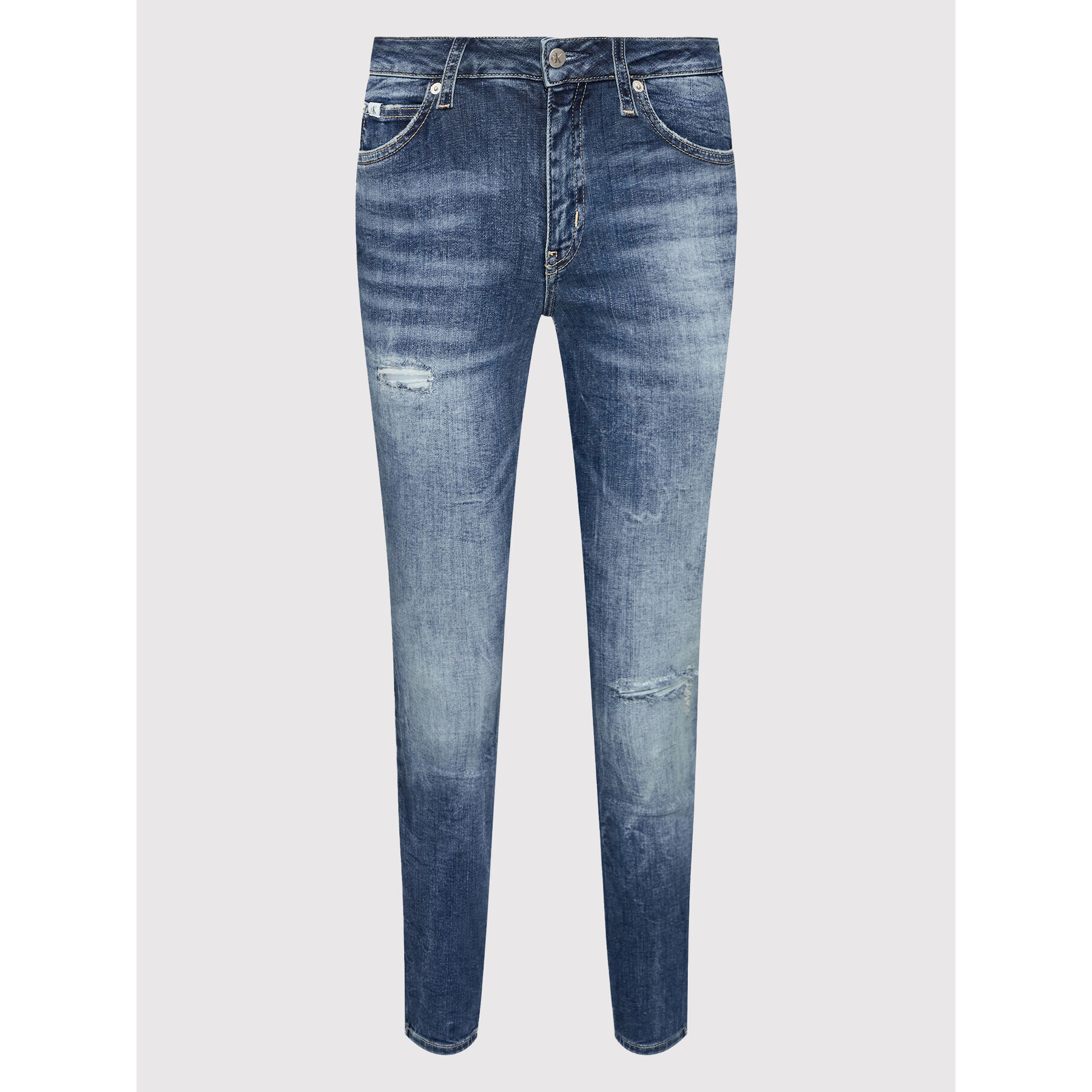 Calvin Klein Jeans Дънки J20J217887 Тъмносин Skinny Fit - Pepit.bg