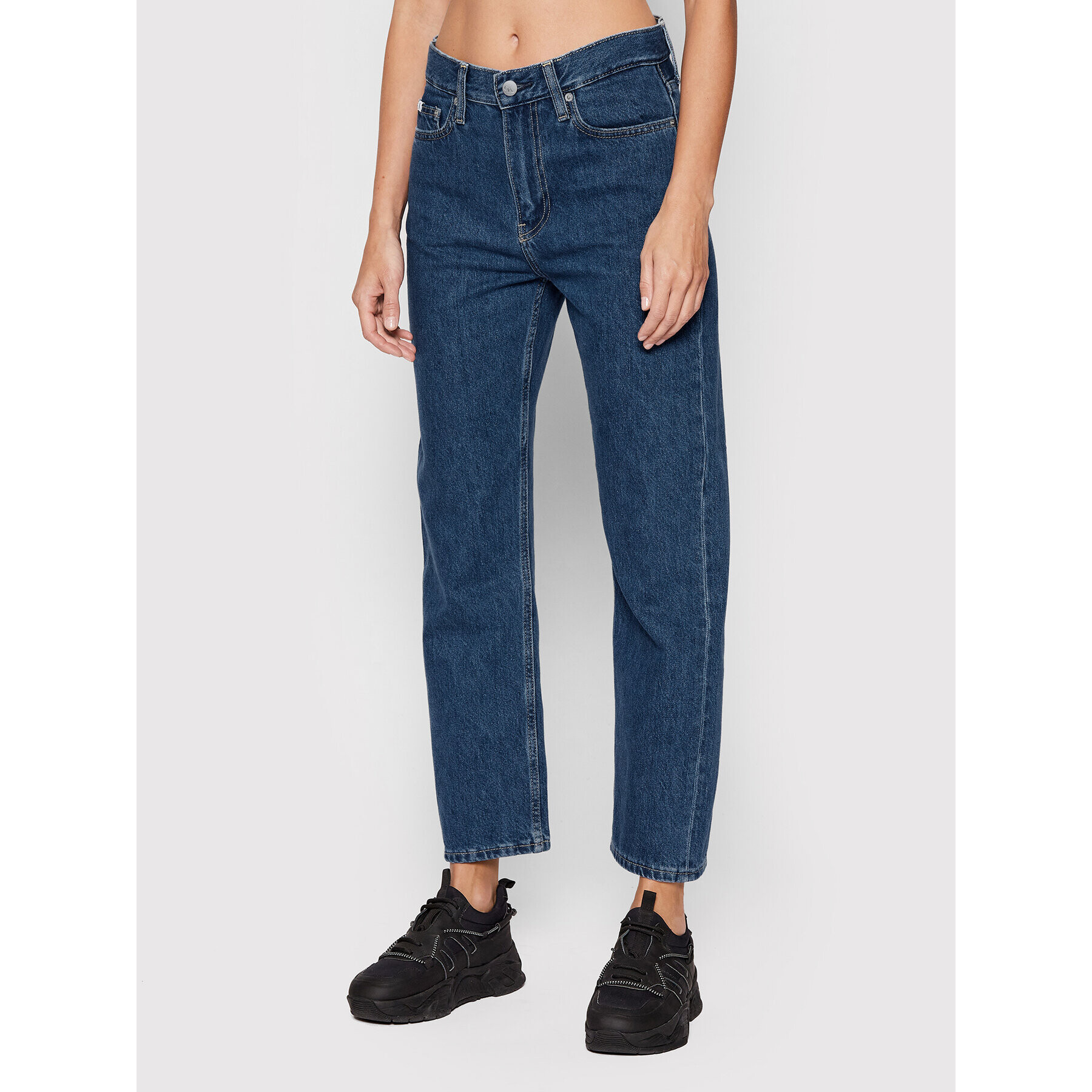 Calvin Klein Jeans Дънки J20J217888 Син Relaxed Fit - Pepit.bg