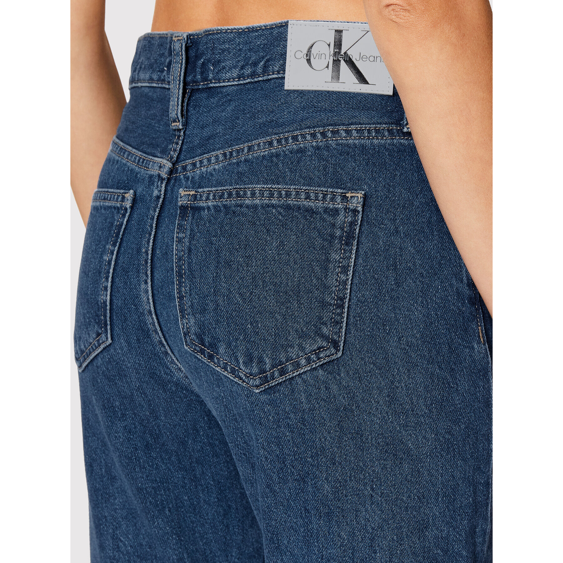 Calvin Klein Jeans Дънки J20J217888 Син Relaxed Fit - Pepit.bg