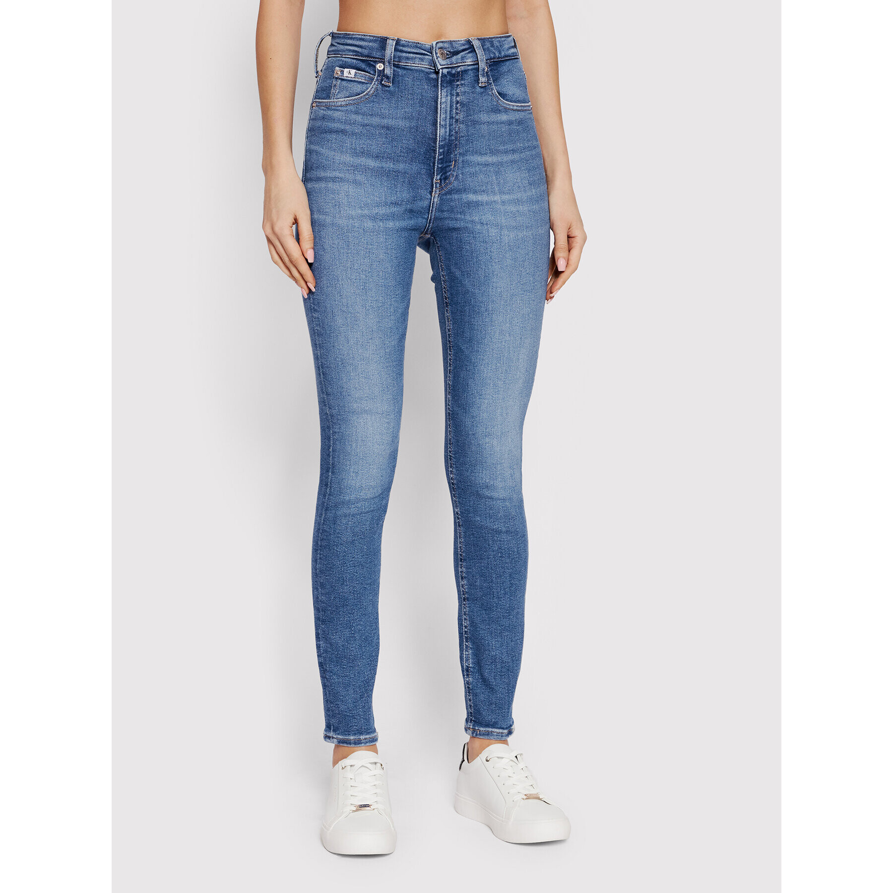 Calvin Klein Jeans Дънки J20J217891 Син Skinny Fit - Pepit.bg