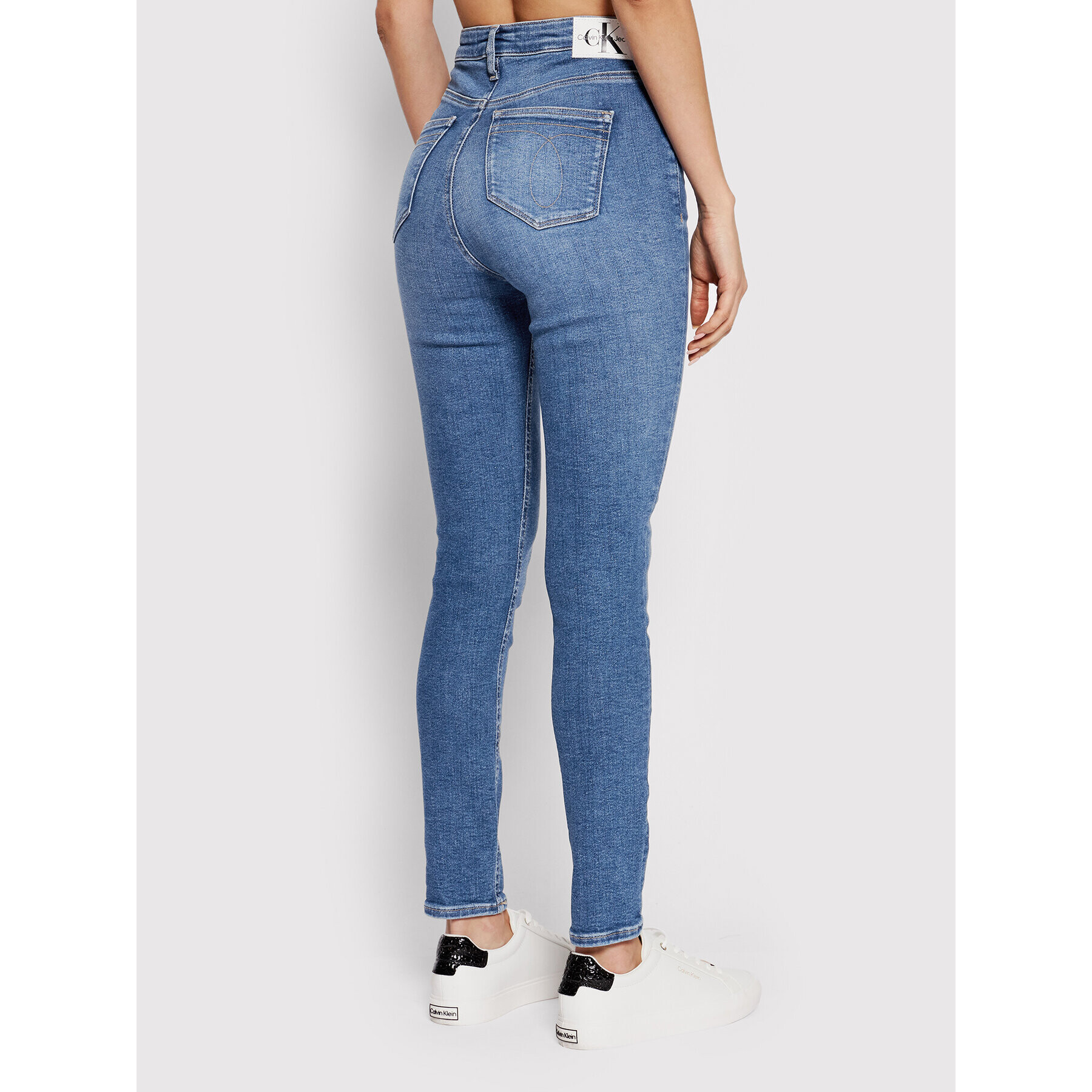 Calvin Klein Jeans Дънки J20J217891 Син Skinny Fit - Pepit.bg