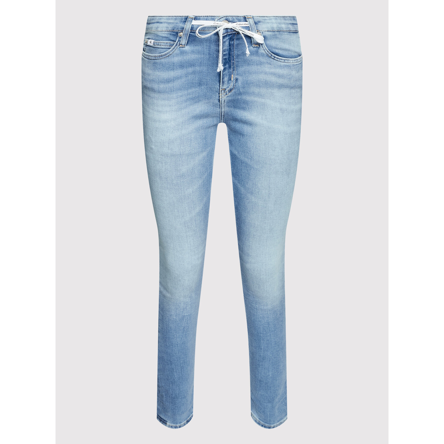 Calvin Klein Jeans Дънки J20J218619 Син Skinny Fit - Pepit.bg