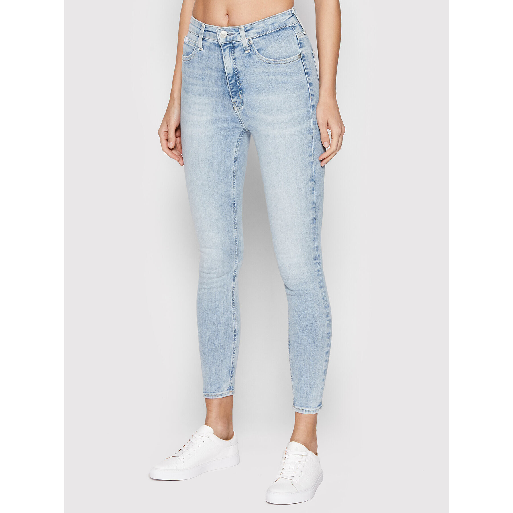 Calvin Klein Jeans Дънки J20J218626 Син Skinny Fit - Pepit.bg