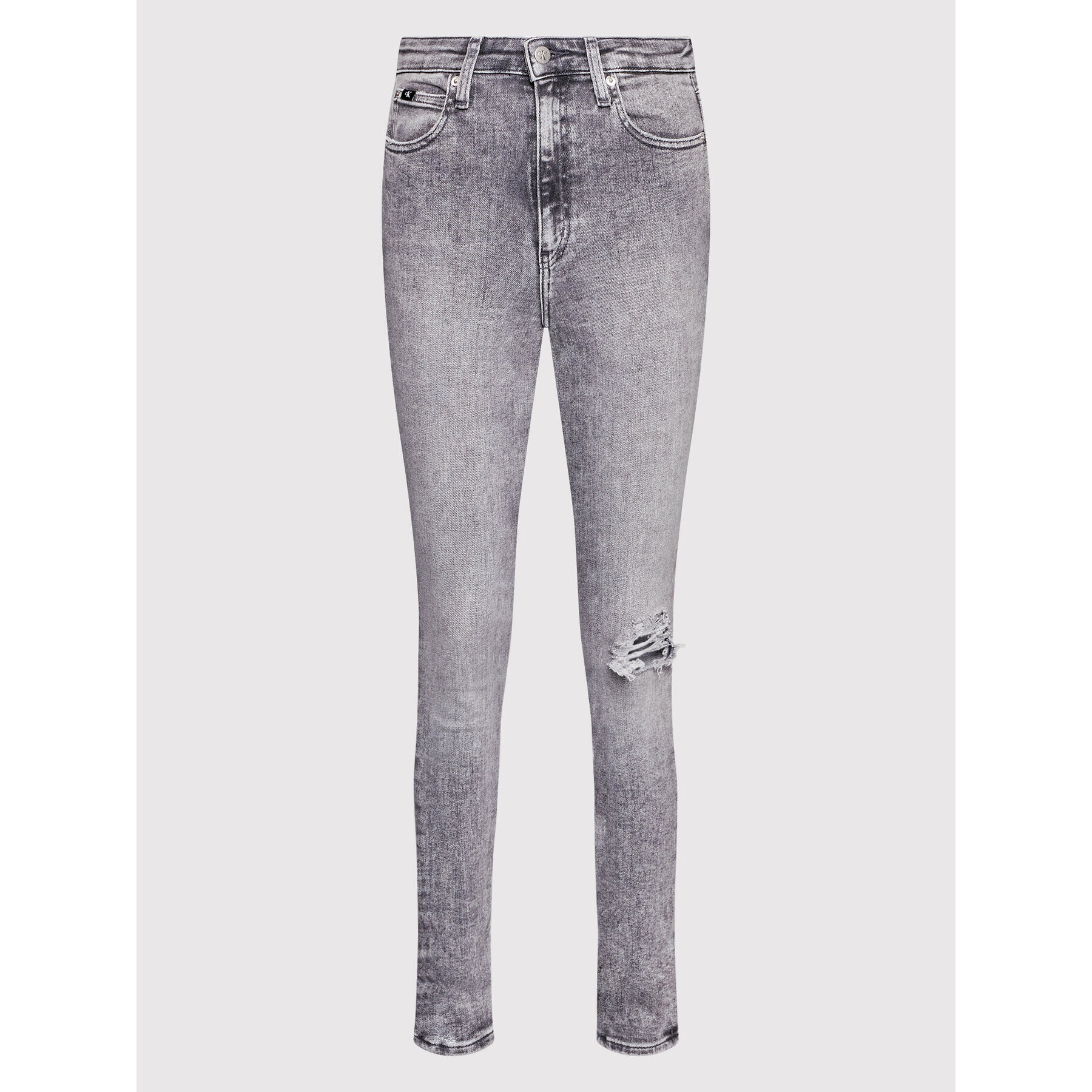 Calvin Klein Jeans Дънки J20J219315 Сив Skinny Fit - Pepit.bg