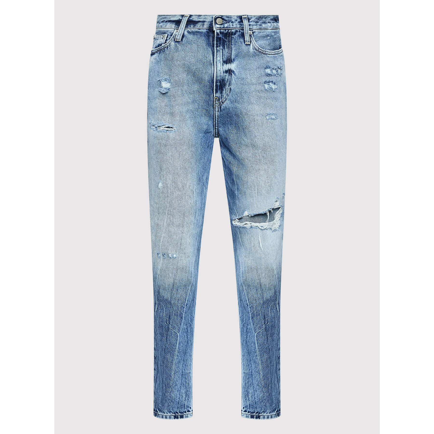 Calvin Klein Jeans Дънки J20J219320 Син Mom Fit - Pepit.bg