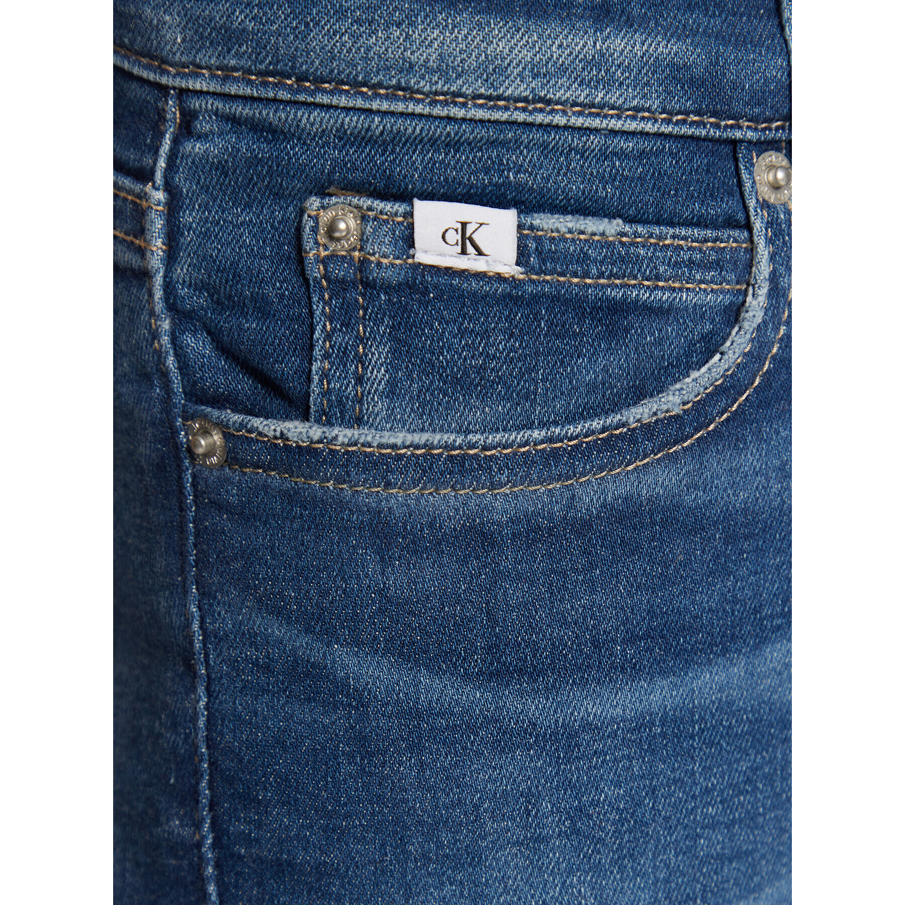 Calvin Klein Jeans Дънки J20J219322 Син Skinny Fit - Pepit.bg
