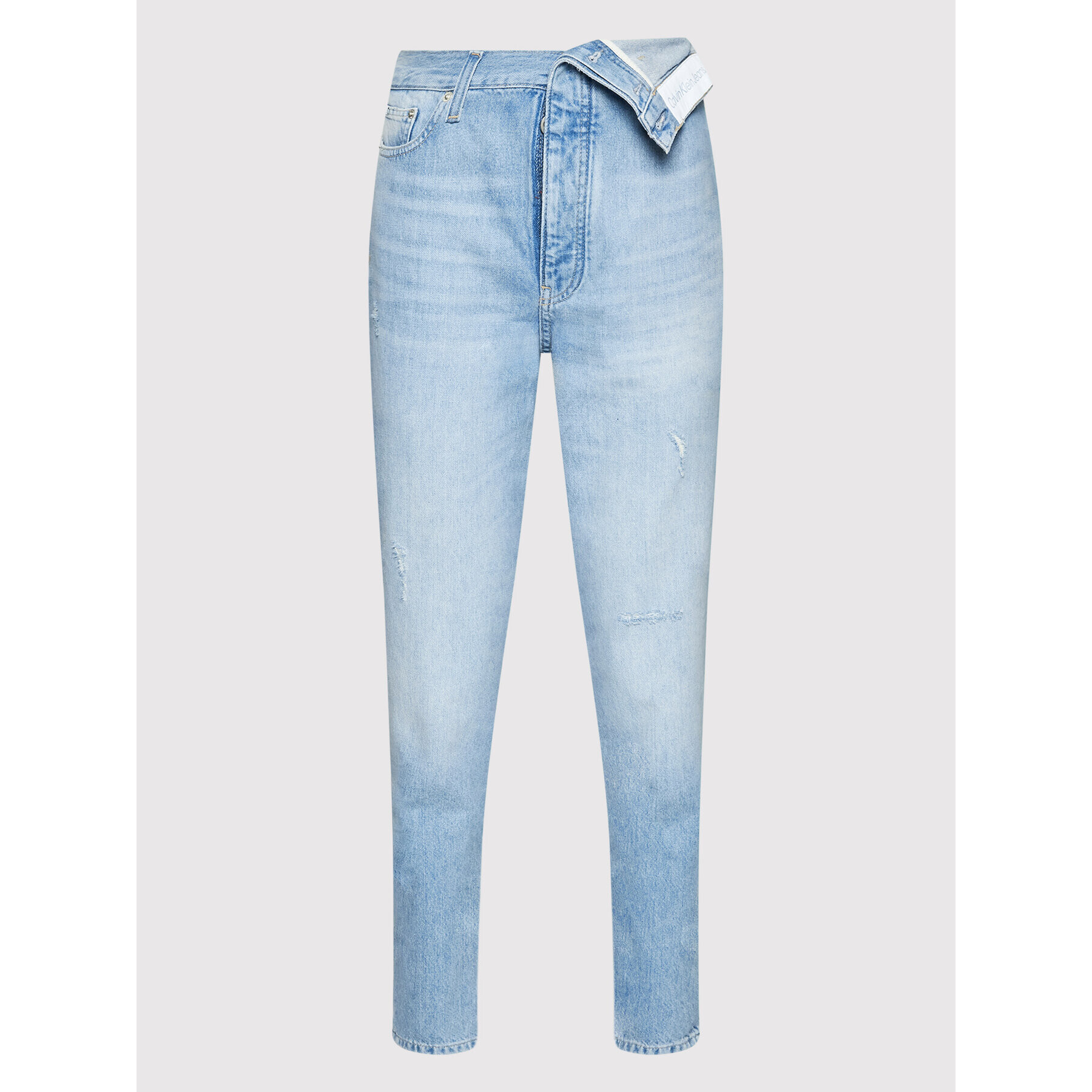 Calvin Klein Jeans Дънки J20J219323 Син Mom Fit - Pepit.bg