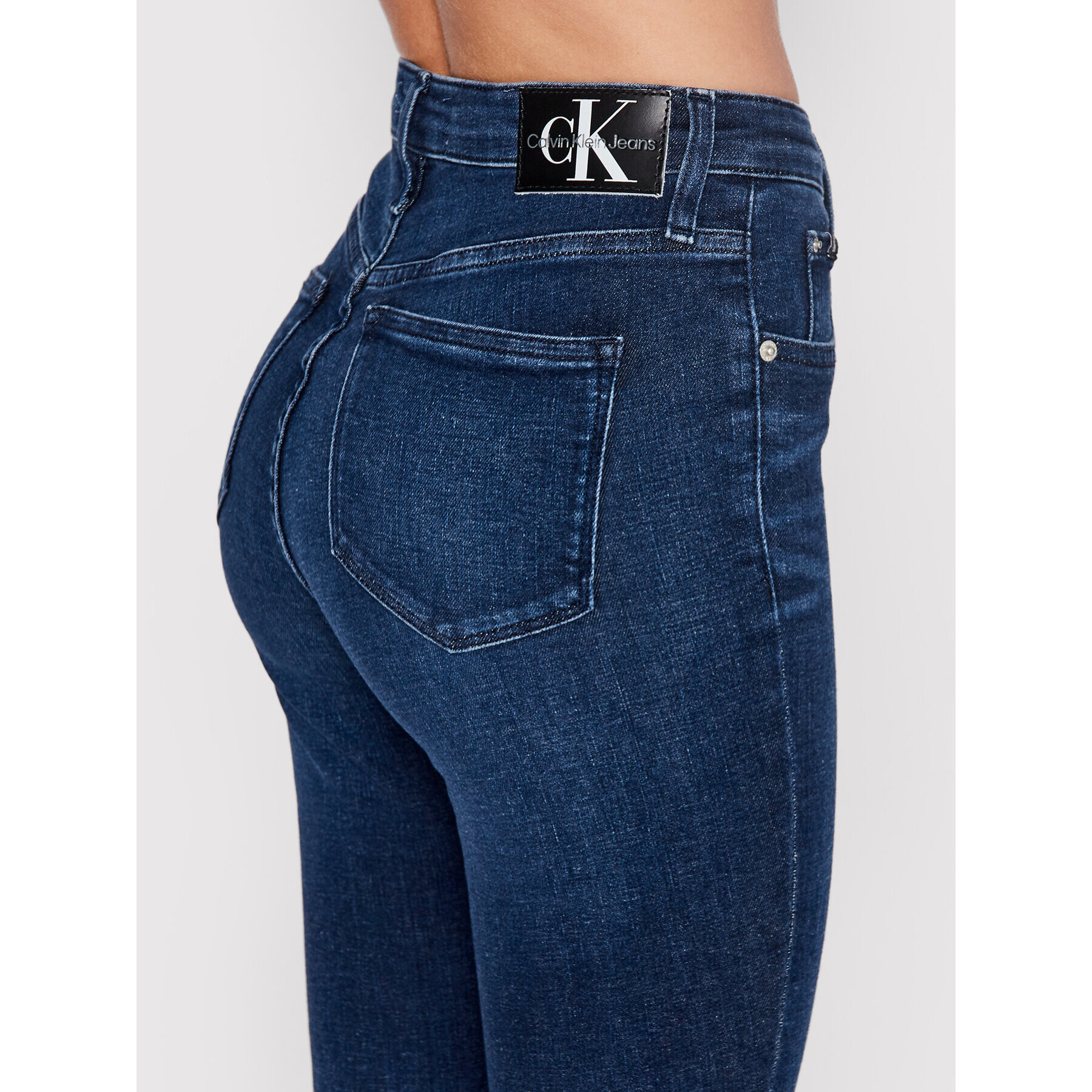 Calvin Klein Jeans Дънки J20J219332 Тъмносин Super Skinny Fit - Pepit.bg