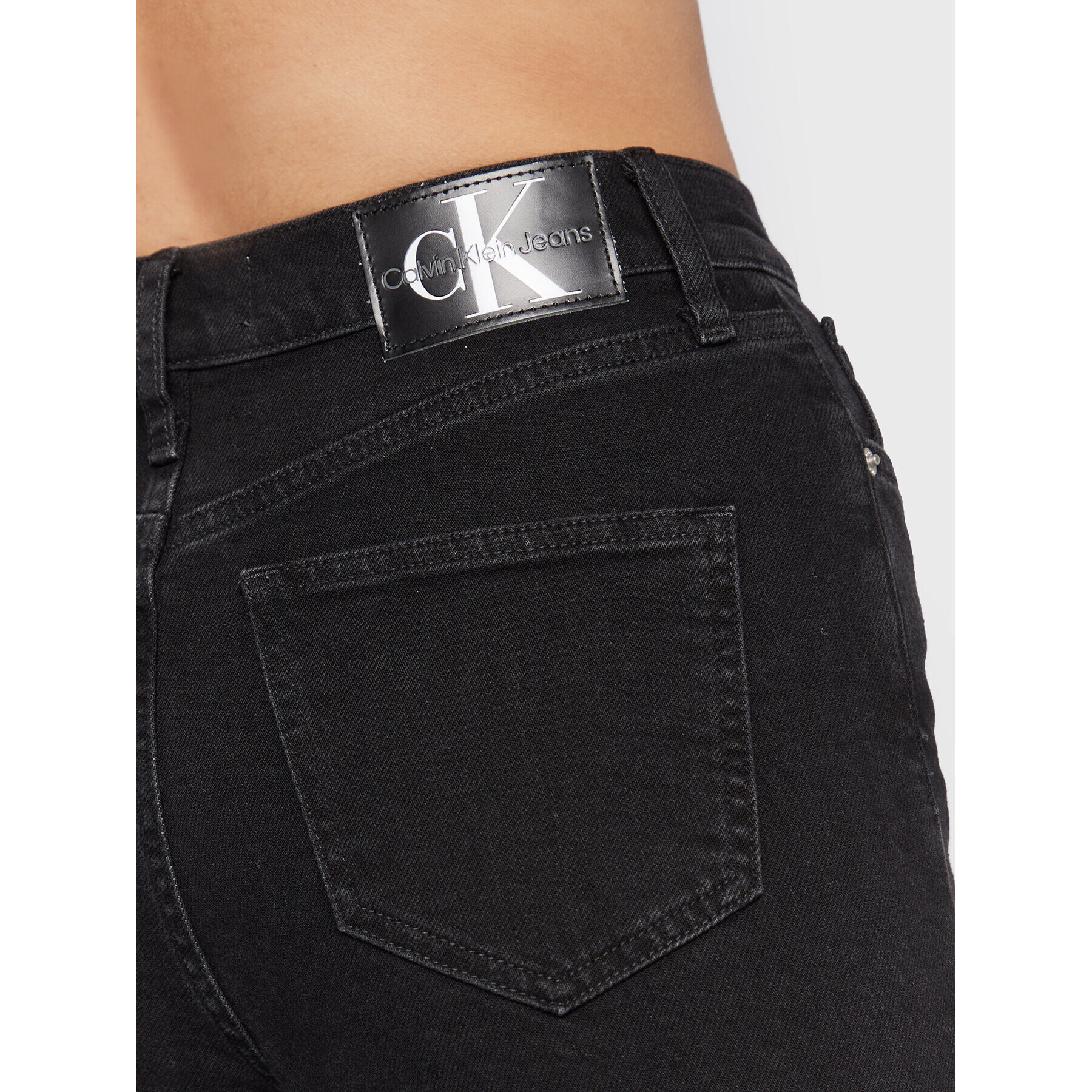 Calvin Klein Jeans Дънки J20J219501 Черен Regular Fit - Pepit.bg