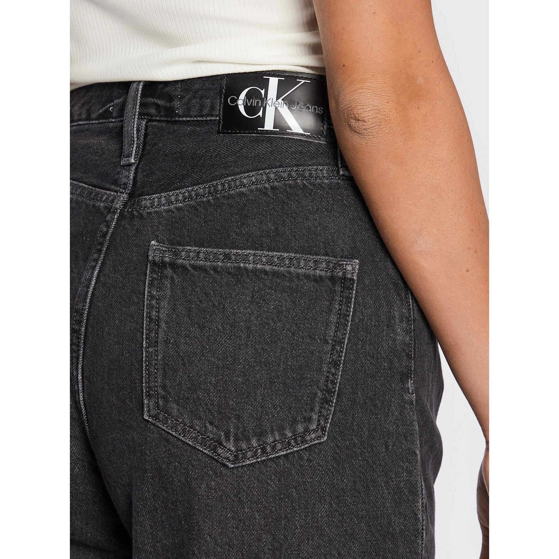 Calvin Klein Jeans Дънки J20J219507 Сив Relaxed Fit - Pepit.bg