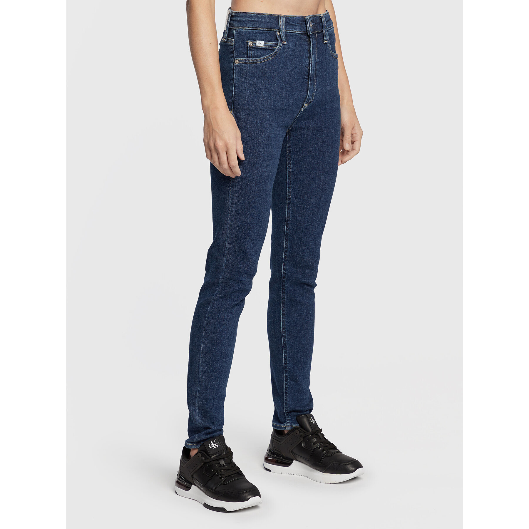 Calvin Klein Jeans Дънки J20J219516 Син Skinny Fit - Pepit.bg