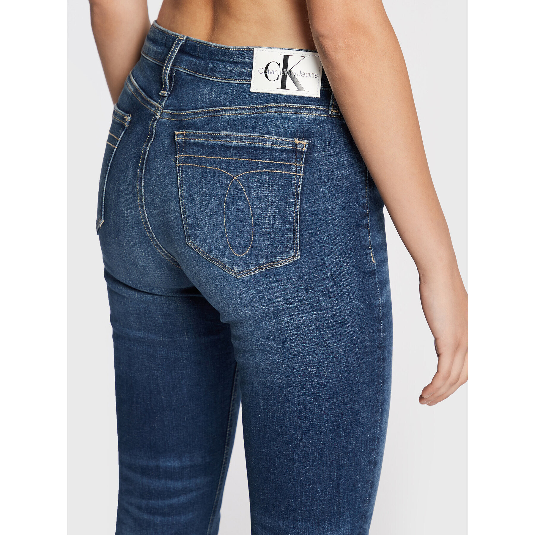 Calvin Klein Jeans Дънки J20J219521 Син Slim Fit - Pepit.bg