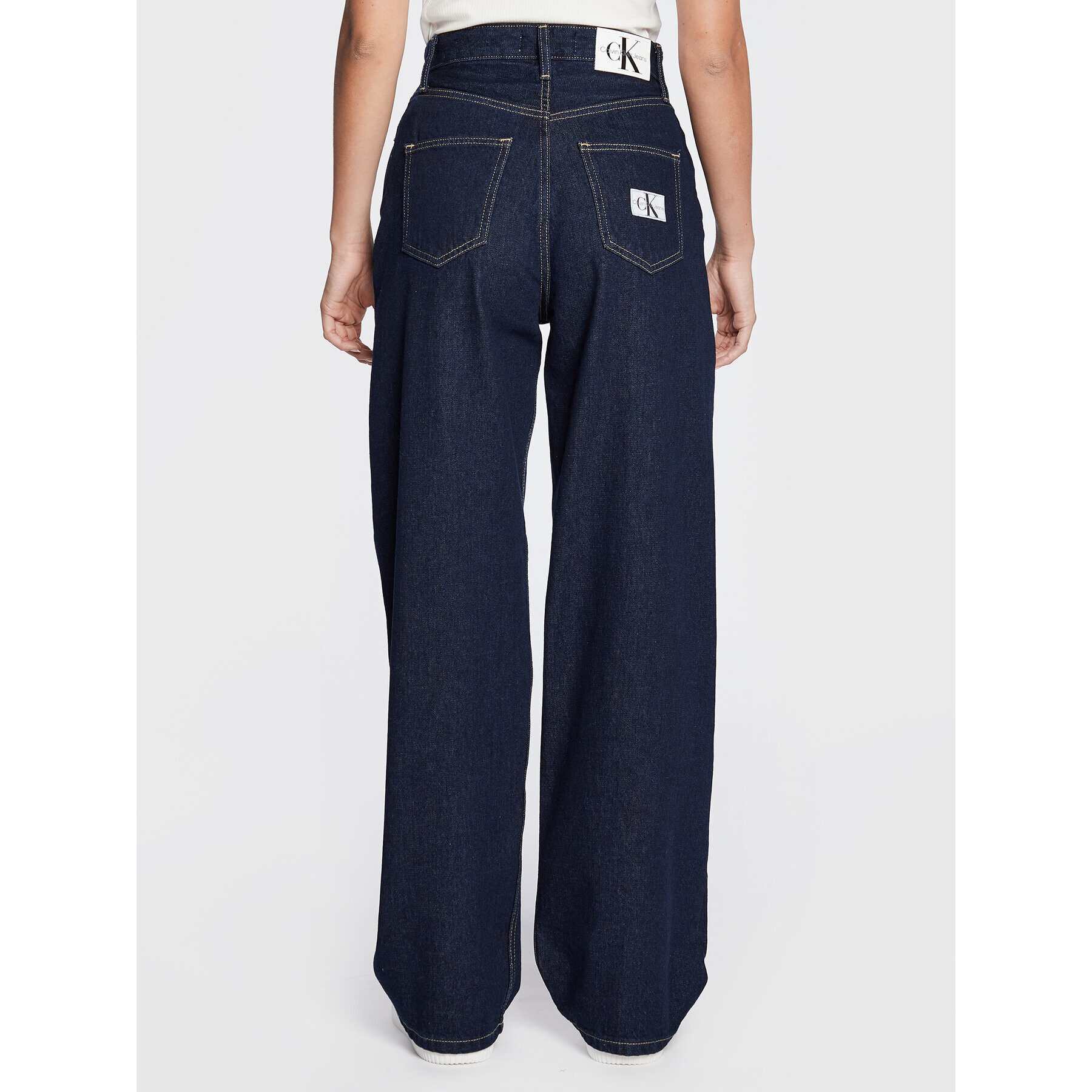 Calvin Klein Jeans Дънки J20J219542 Тъмносин Relaxed Fit - Pepit.bg