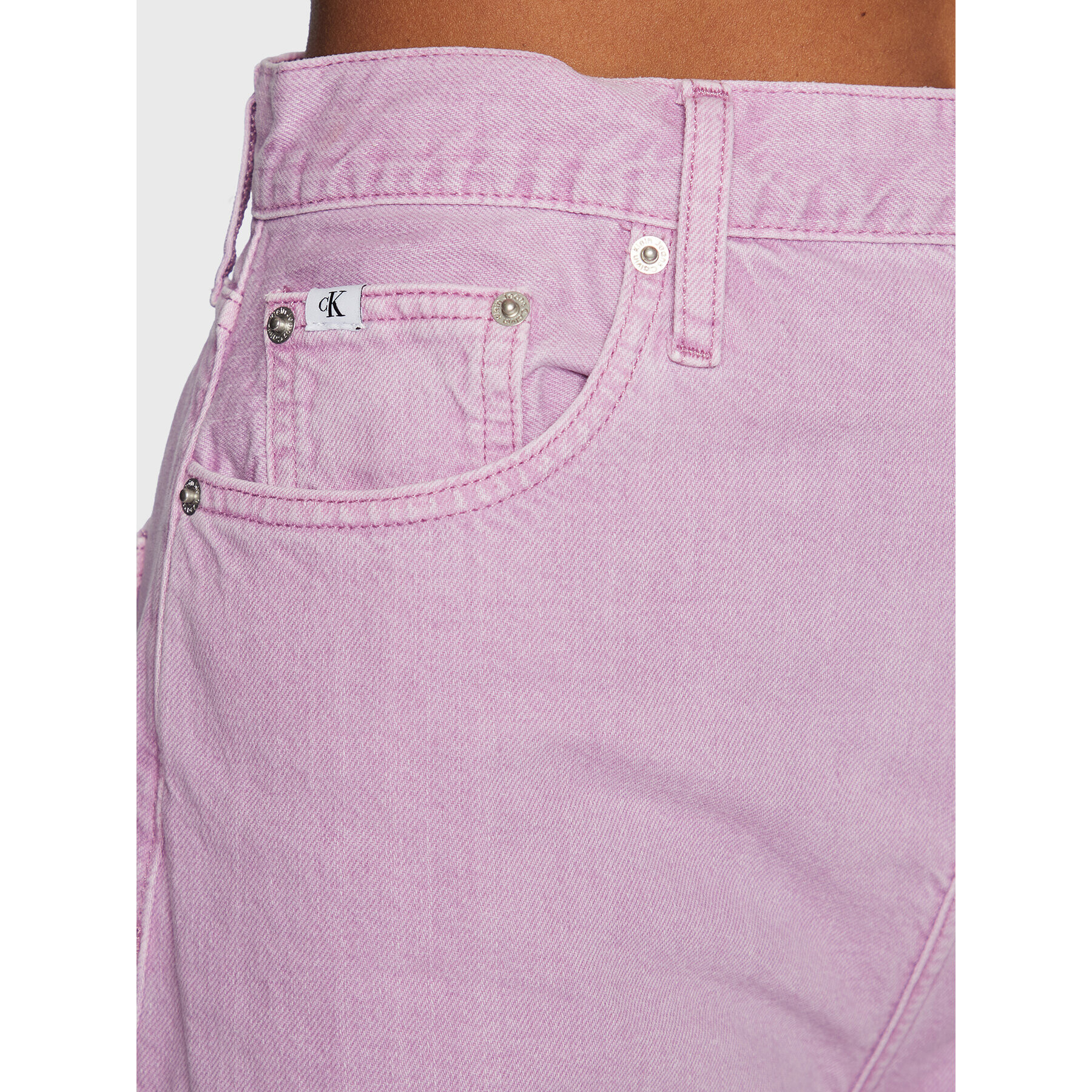 Calvin Klein Jeans Дънки J20J220182 Виолетов Relaxed Fit - Pepit.bg