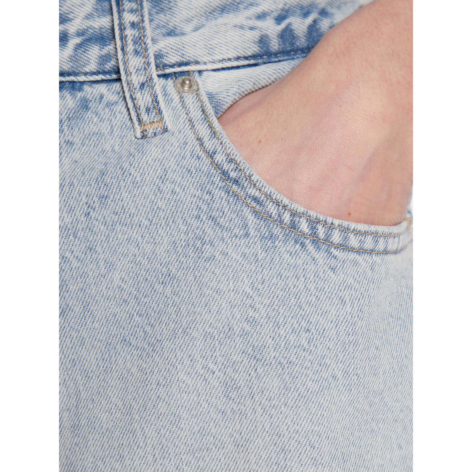 Calvin Klein Jeans Дънки J20J220183 Син Relaxed Fit - Pepit.bg