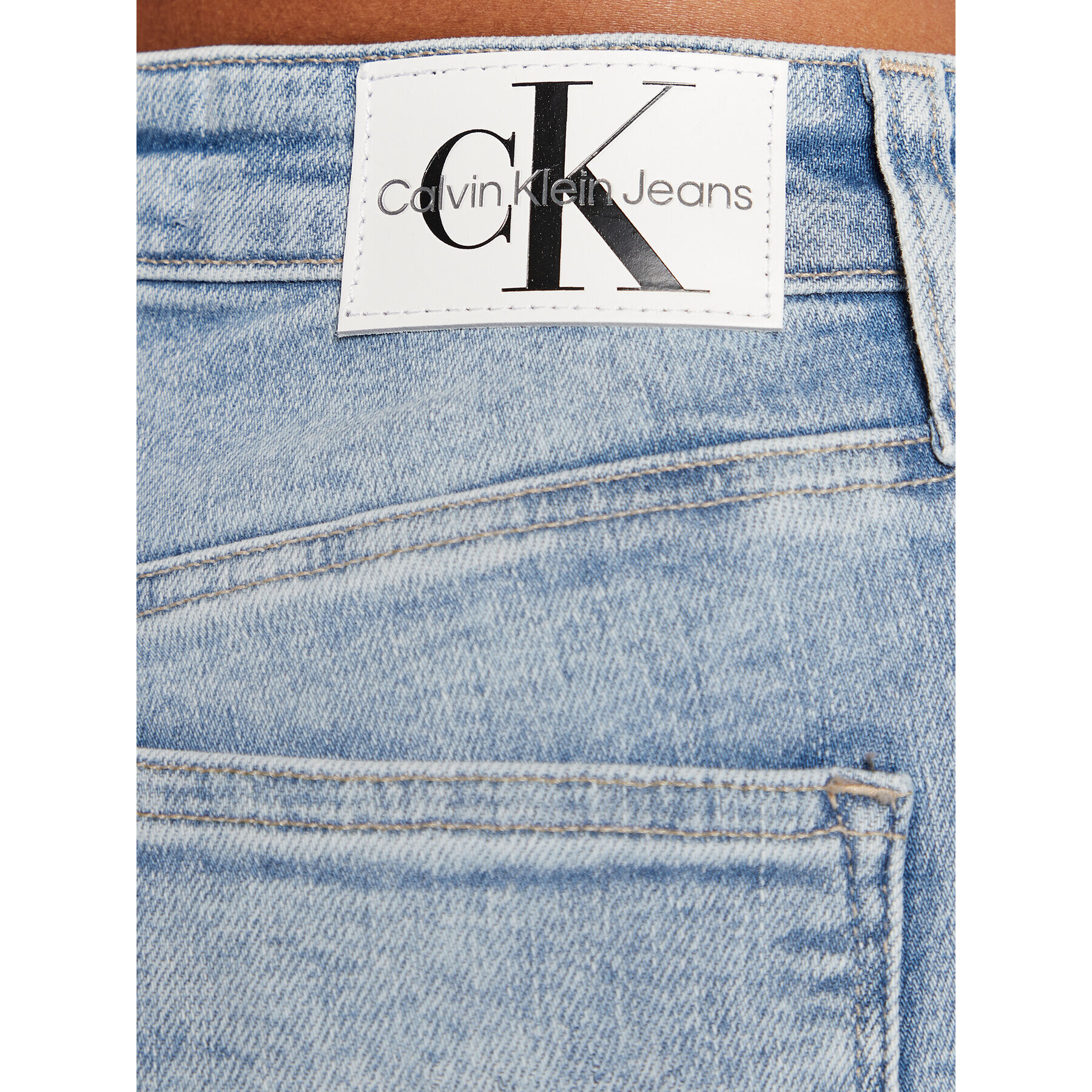 Calvin Klein Jeans Дънки J20J220184 Син Super Skinny Fit - Pepit.bg