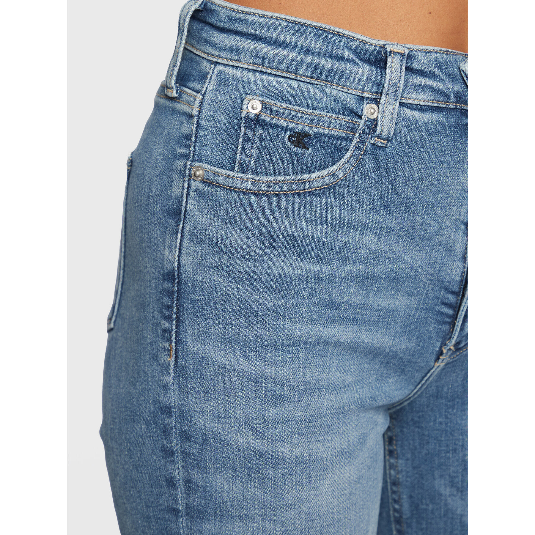Calvin Klein Jeans Дънки J20J220187 Син Skinny Fit - Pepit.bg