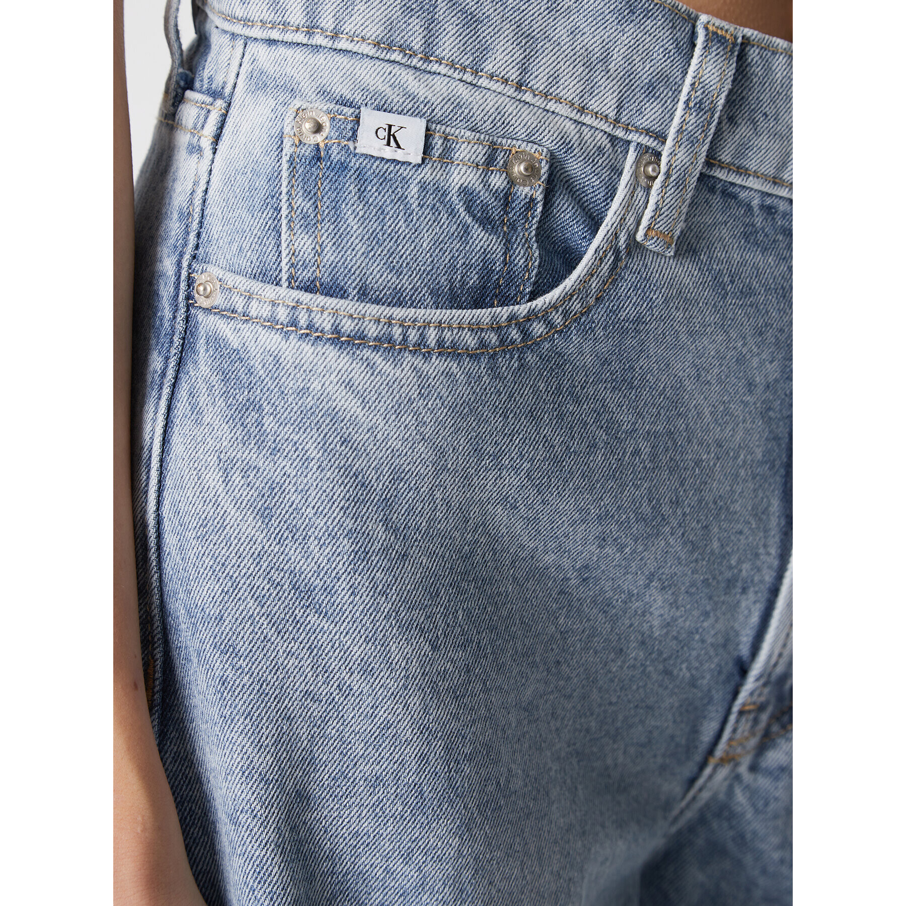 Calvin Klein Jeans Дънки J20J220188 Син Loose Fit - Pepit.bg