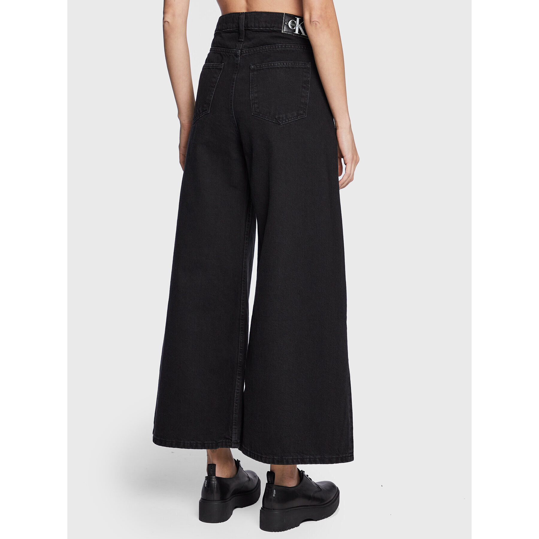 Calvin Klein Jeans Дънки J20J220190 Черен Loose Fit - Pepit.bg