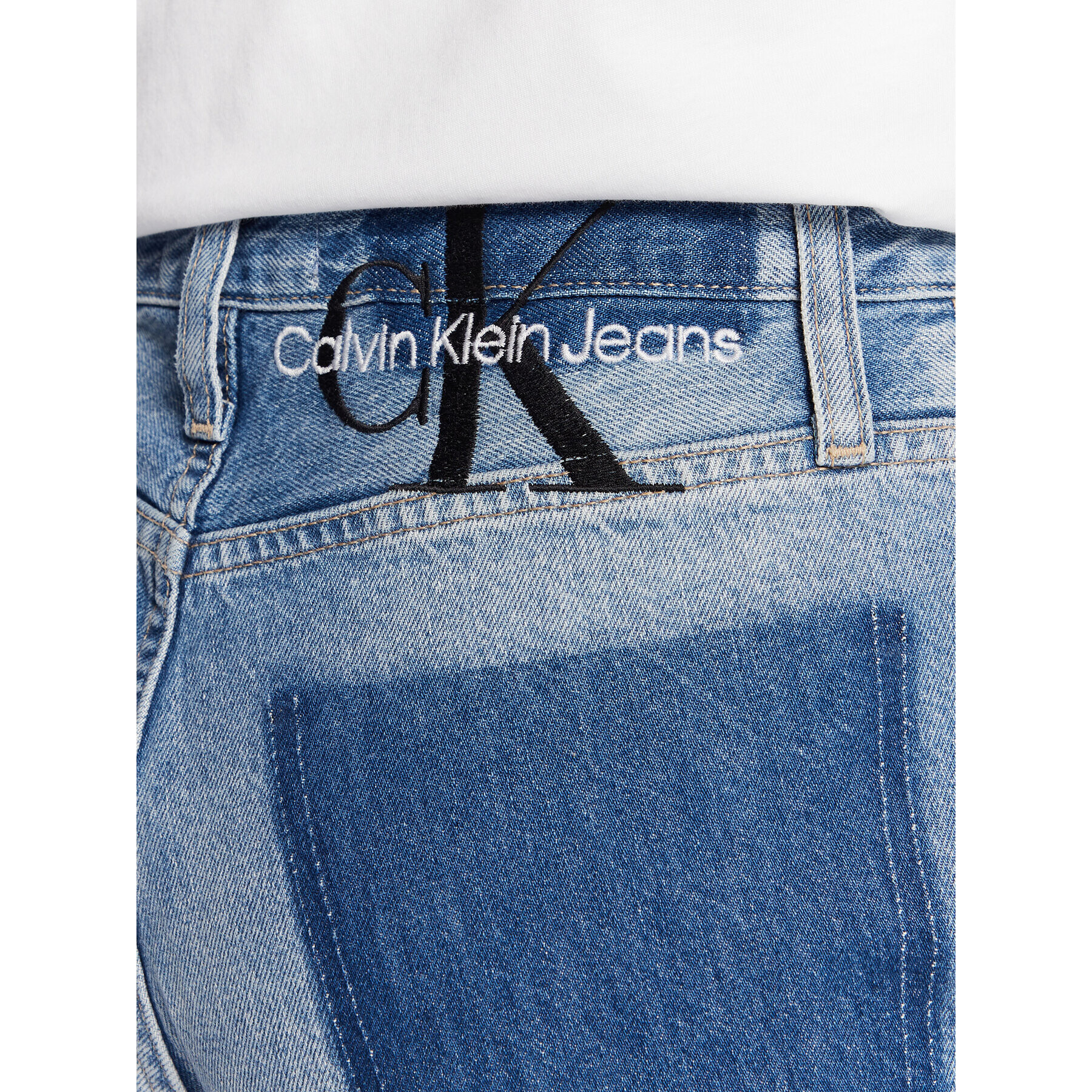 Calvin Klein Jeans Дънки J20J220195 Син Regular Fit - Pepit.bg