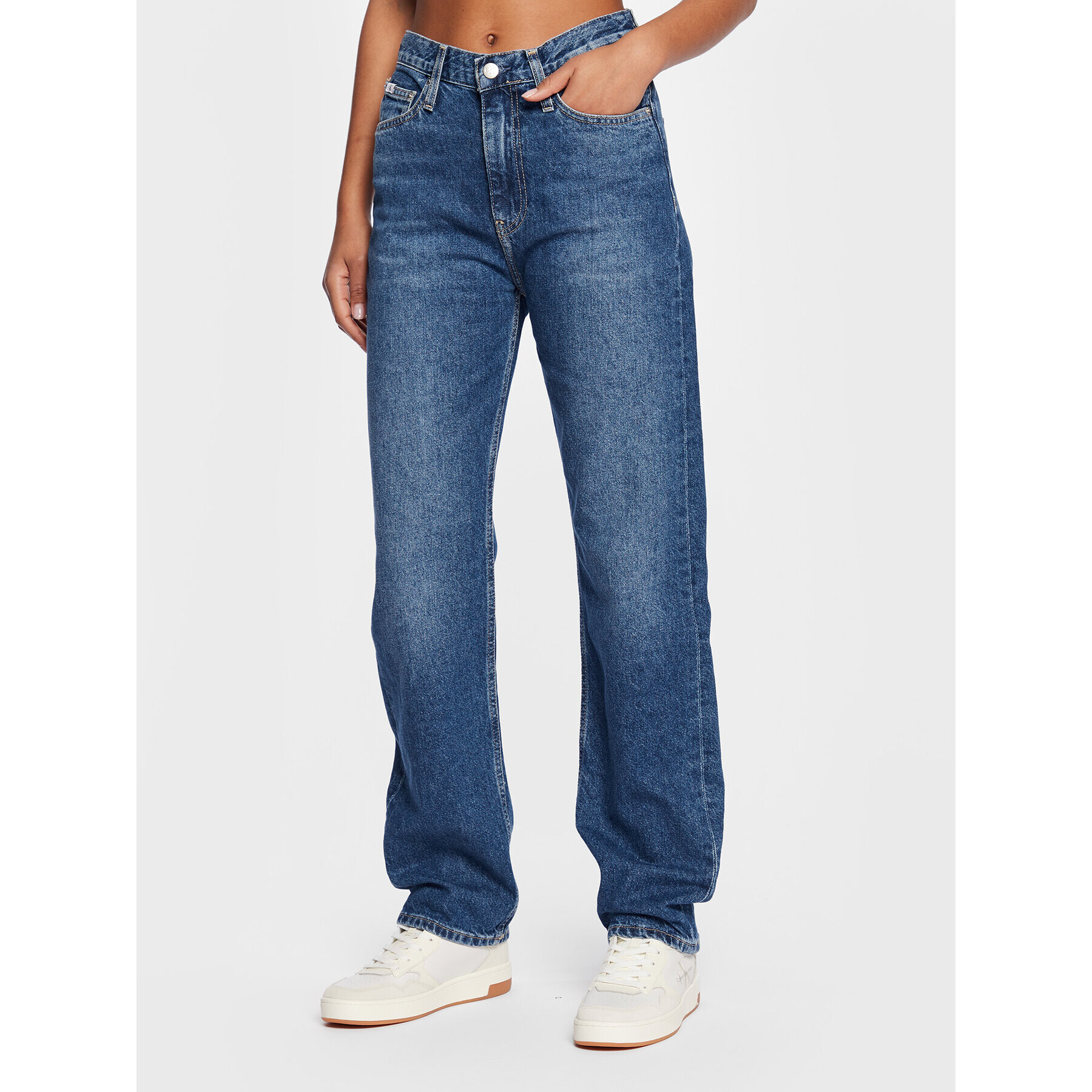 Calvin Klein Jeans Дънки J20J220206 Син Regular Fit - Pepit.bg