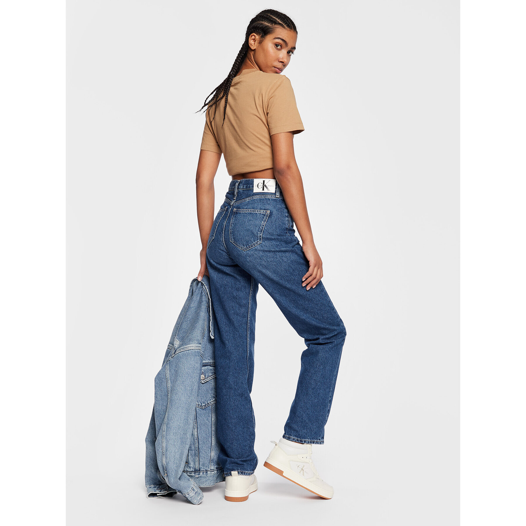 Calvin Klein Jeans Дънки J20J220206 Син Regular Fit - Pepit.bg