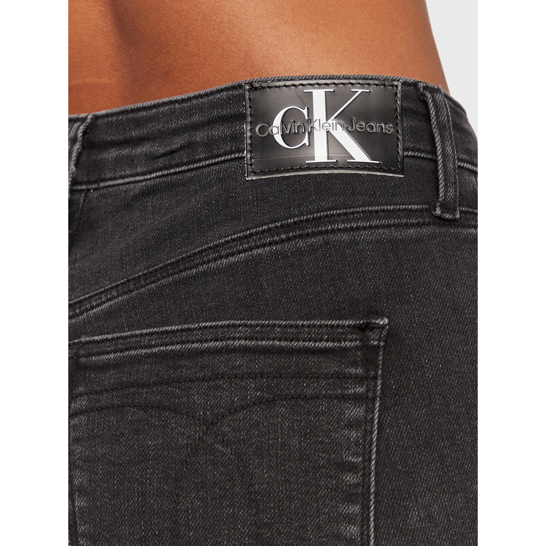 Calvin Klein Jeans Дънки J20J220210 Черен Skinny Fit - Pepit.bg