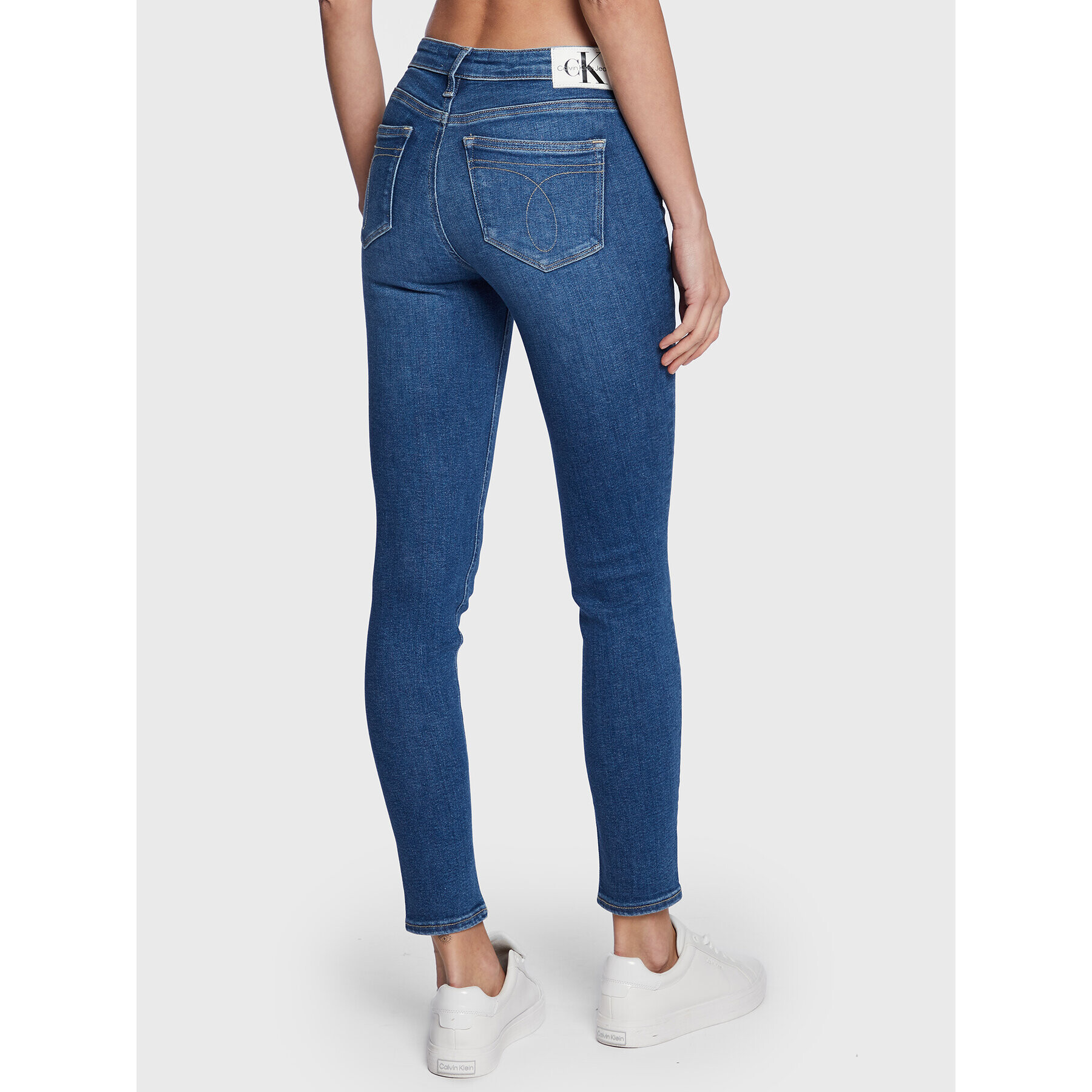 Calvin Klein Jeans Дънки J20J220219 Син Skinny Fit - Pepit.bg