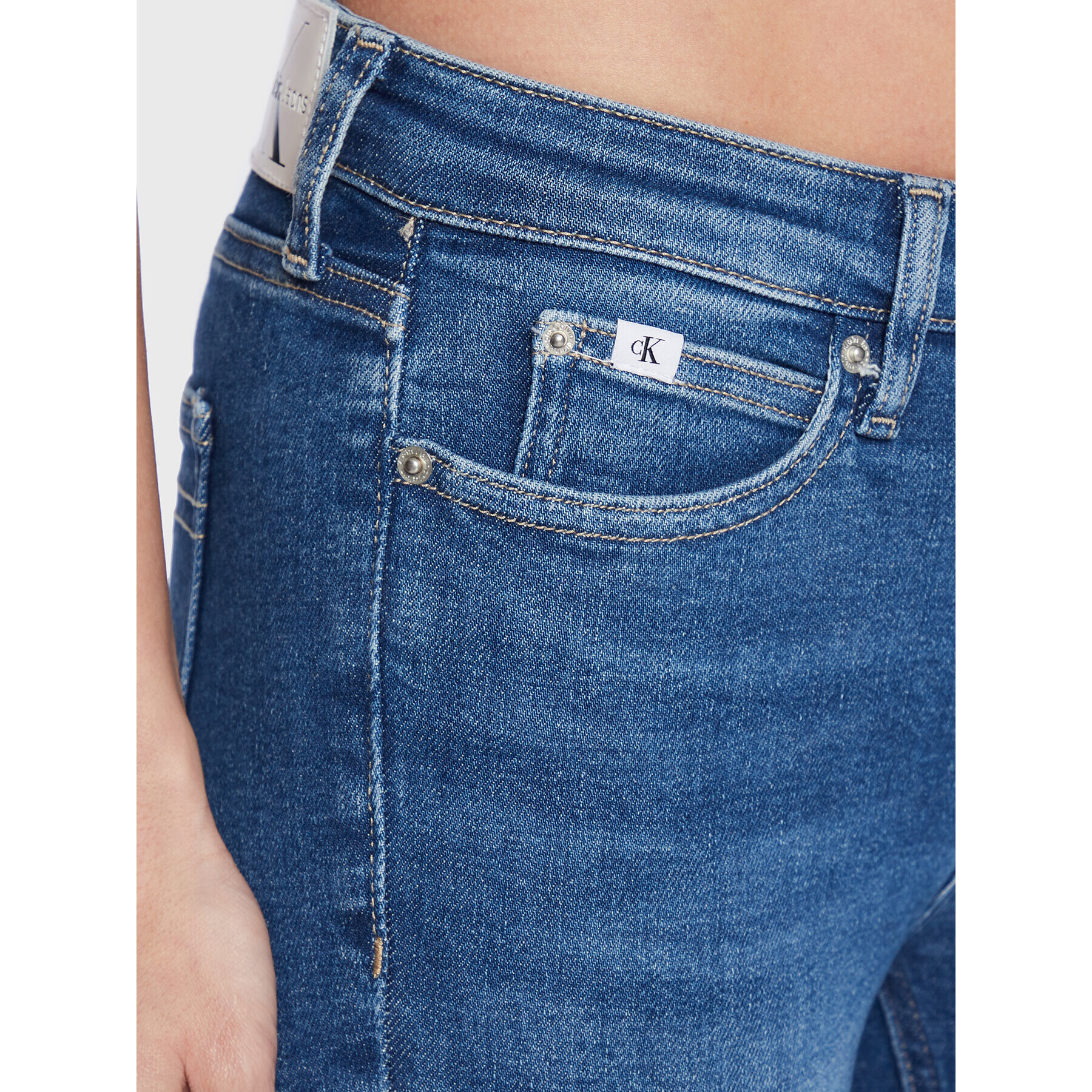 Calvin Klein Jeans Дънки J20J220219 Син Skinny Fit - Pepit.bg