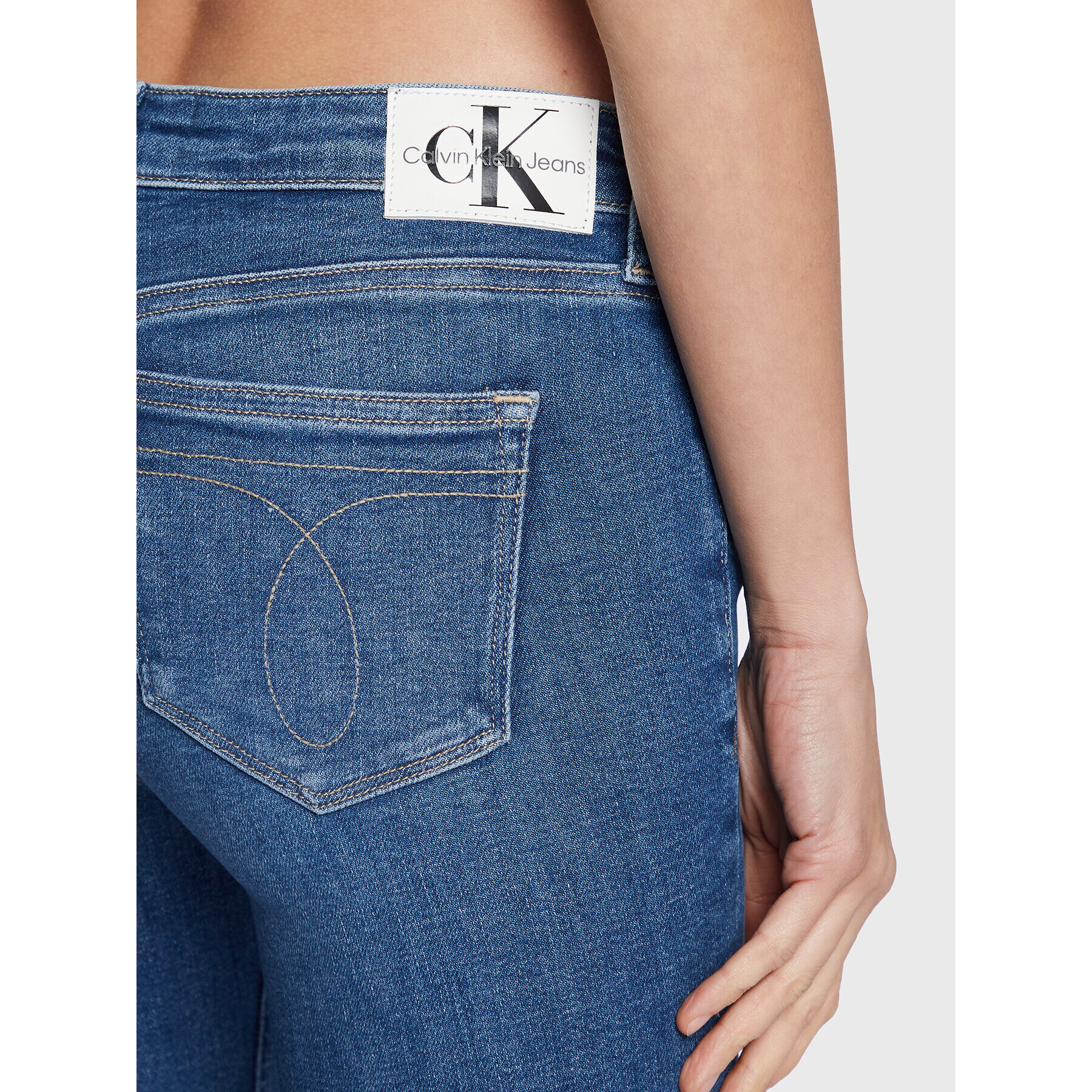 Calvin Klein Jeans Дънки J20J220219 Син Skinny Fit - Pepit.bg