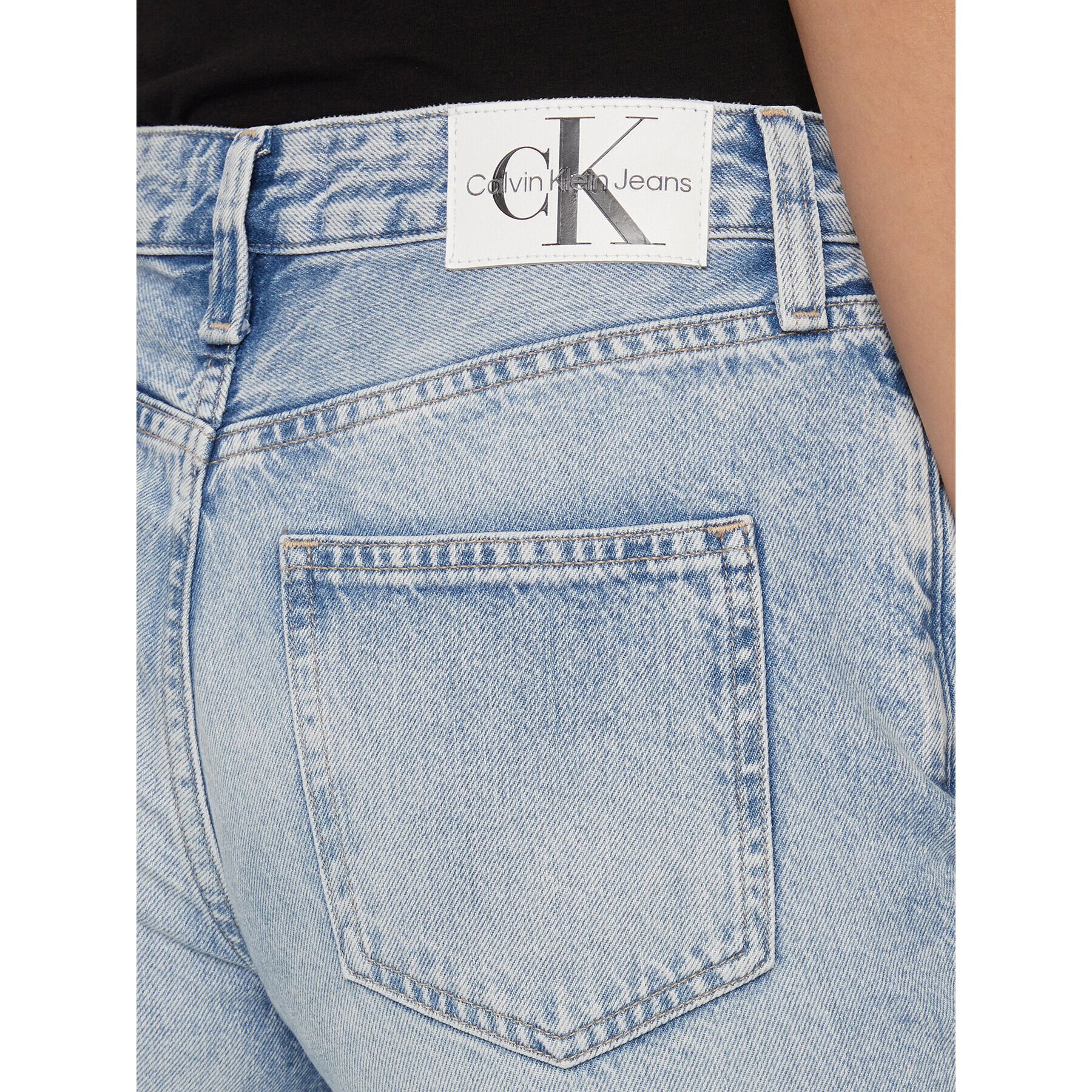 Calvin Klein Jeans Дънки J20J220249 Син Relaxed Fit - Pepit.bg